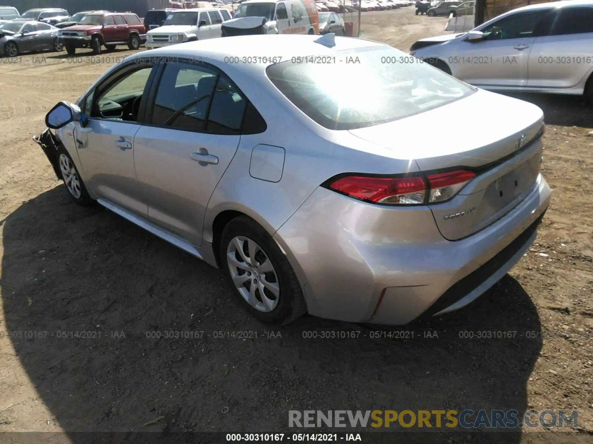 3 Photograph of a damaged car 5YFEPRAE4LP005048 TOYOTA COROLLA 2020