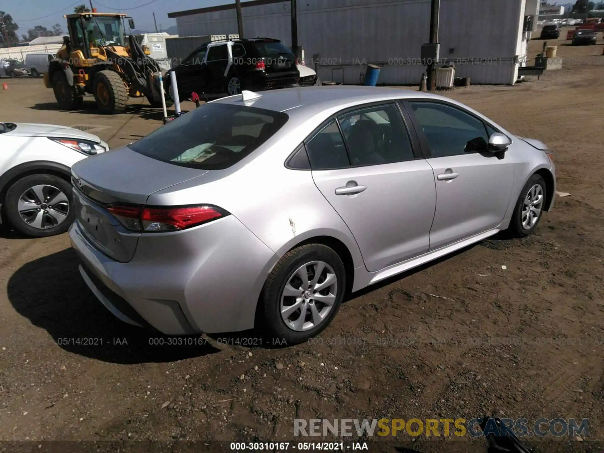 4 Photograph of a damaged car 5YFEPRAE4LP005048 TOYOTA COROLLA 2020