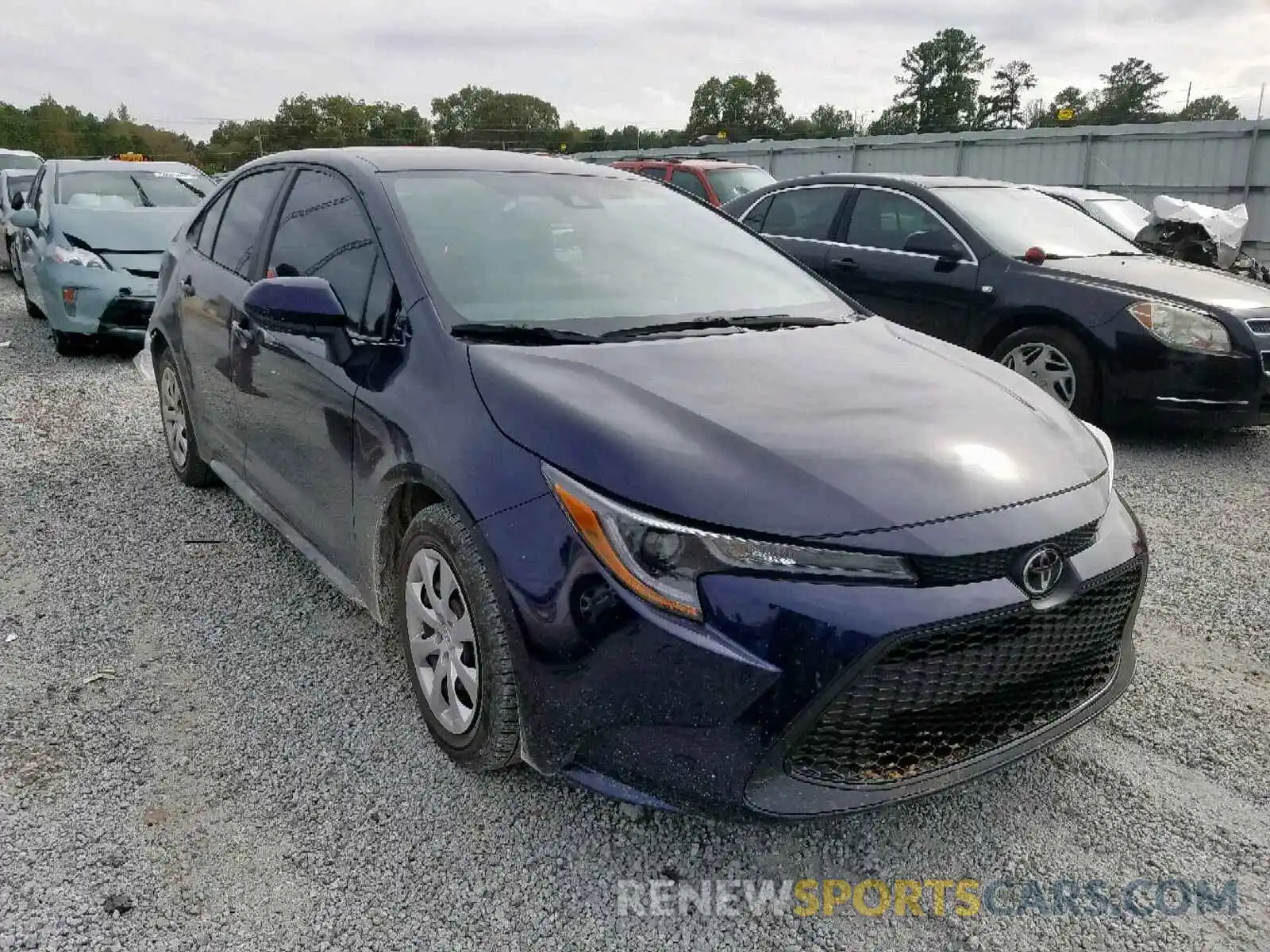 1 Photograph of a damaged car 5YFEPRAE4LP005518 TOYOTA COROLLA 2020