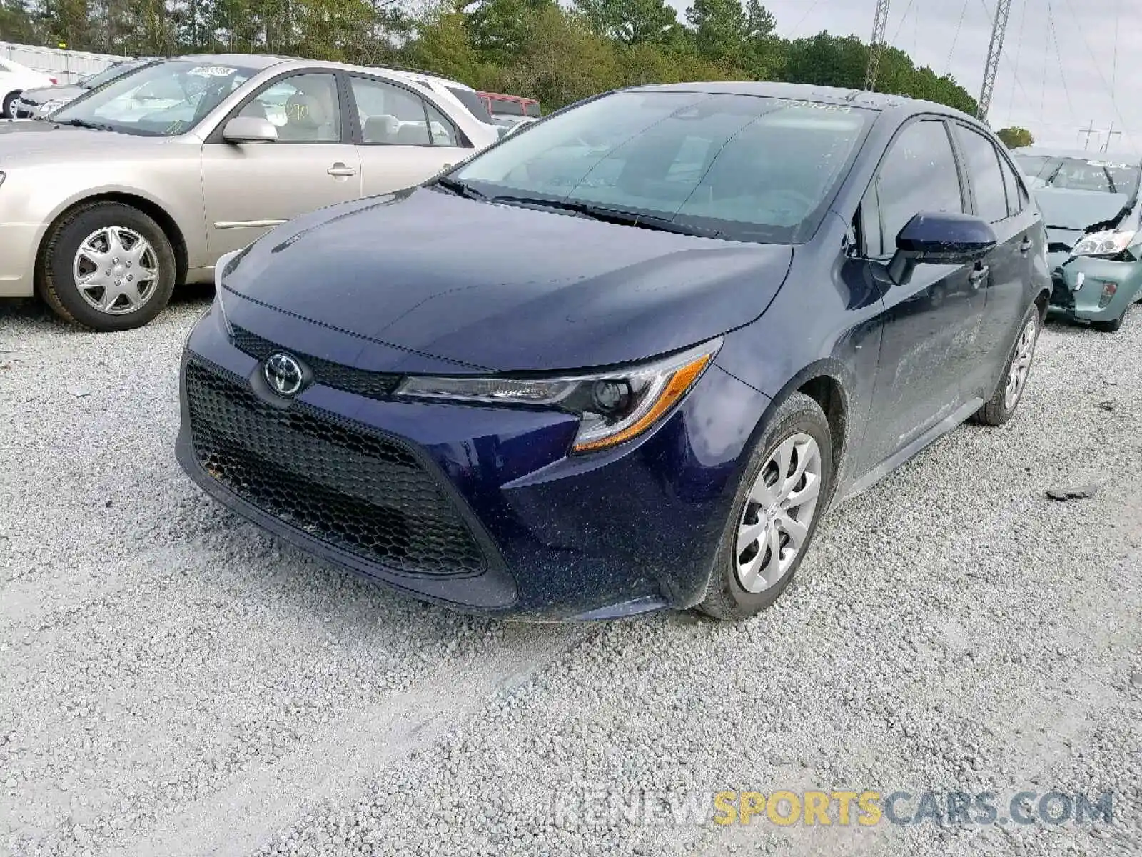 2 Photograph of a damaged car 5YFEPRAE4LP005518 TOYOTA COROLLA 2020