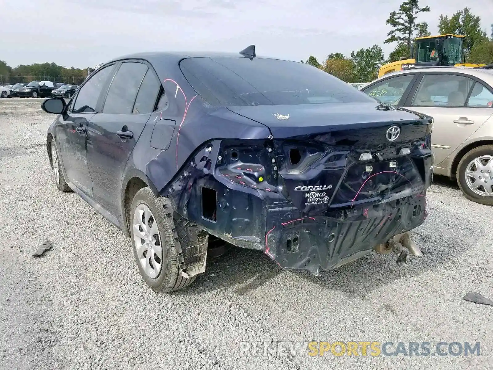 3 Photograph of a damaged car 5YFEPRAE4LP005518 TOYOTA COROLLA 2020