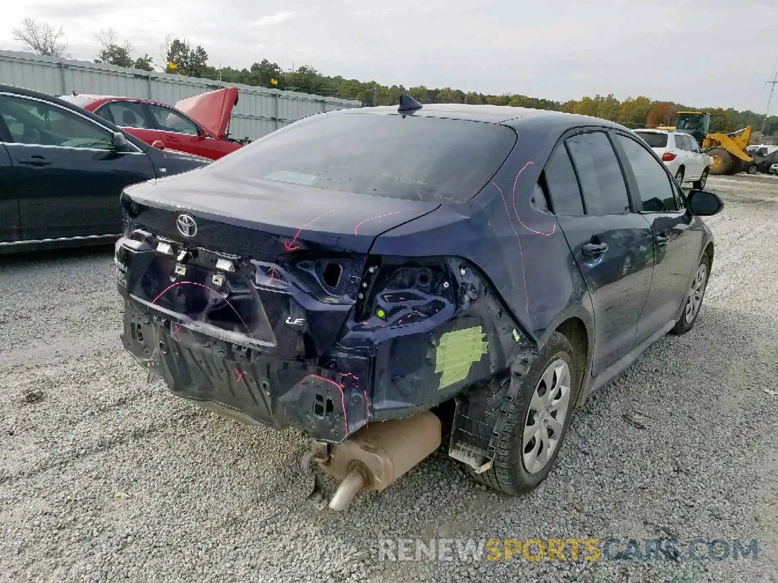 4 Photograph of a damaged car 5YFEPRAE4LP005518 TOYOTA COROLLA 2020