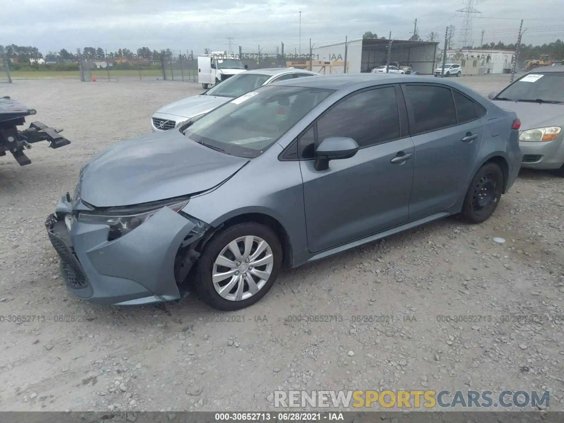 2 Photograph of a damaged car 5YFEPRAE4LP005678 TOYOTA COROLLA 2020