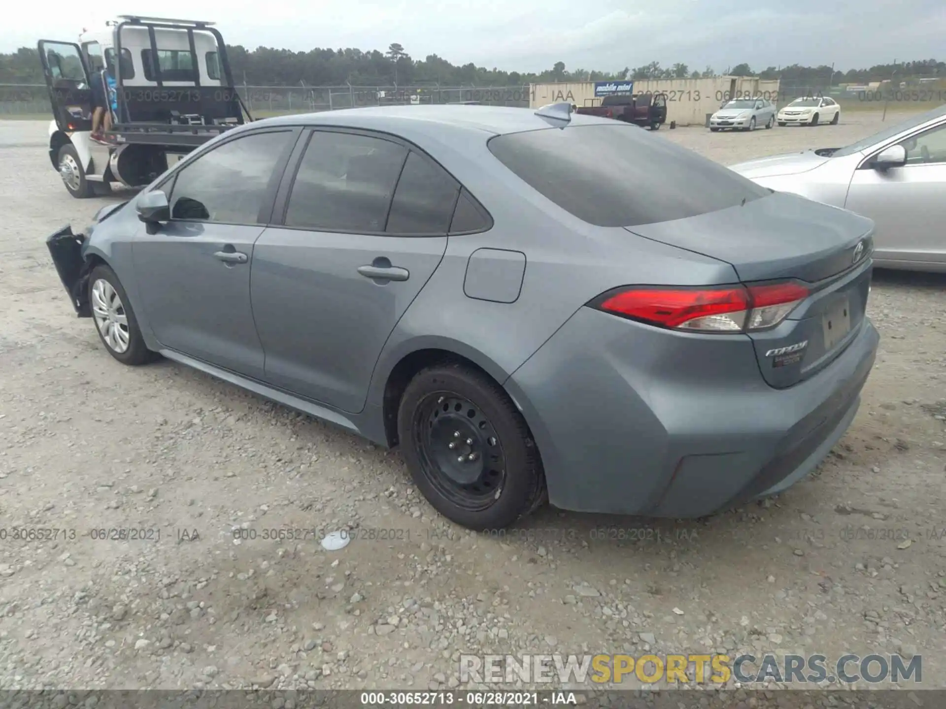 3 Photograph of a damaged car 5YFEPRAE4LP005678 TOYOTA COROLLA 2020