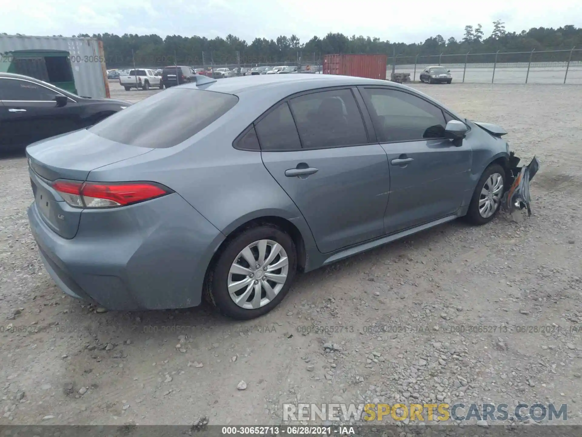 4 Photograph of a damaged car 5YFEPRAE4LP005678 TOYOTA COROLLA 2020