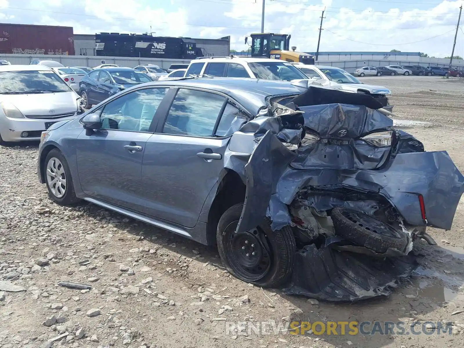 3 Photograph of a damaged car 5YFEPRAE4LP005969 TOYOTA COROLLA 2020