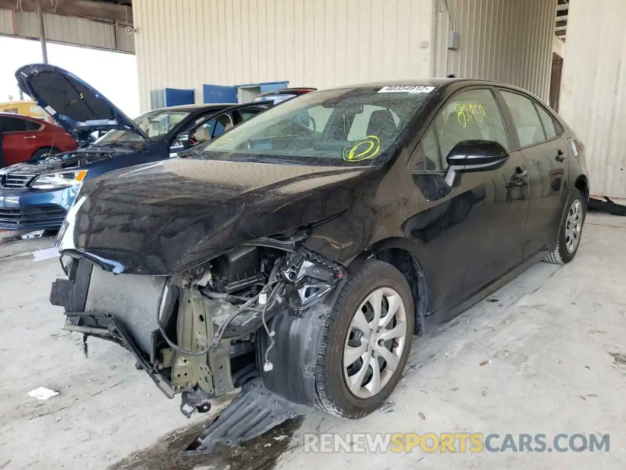 2 Photograph of a damaged car 5YFEPRAE4LP006619 TOYOTA COROLLA 2020