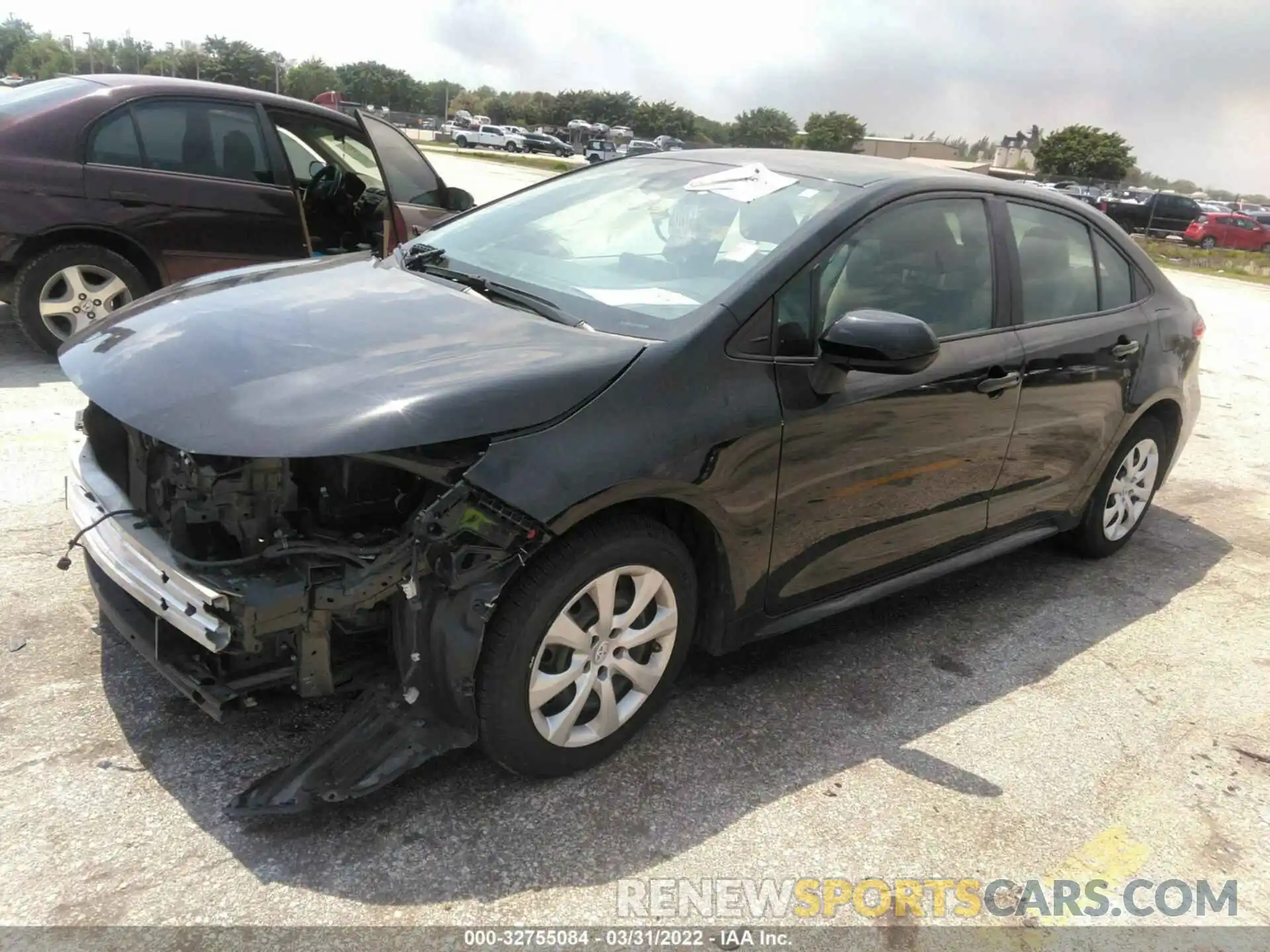 2 Photograph of a damaged car 5YFEPRAE4LP006653 TOYOTA COROLLA 2020