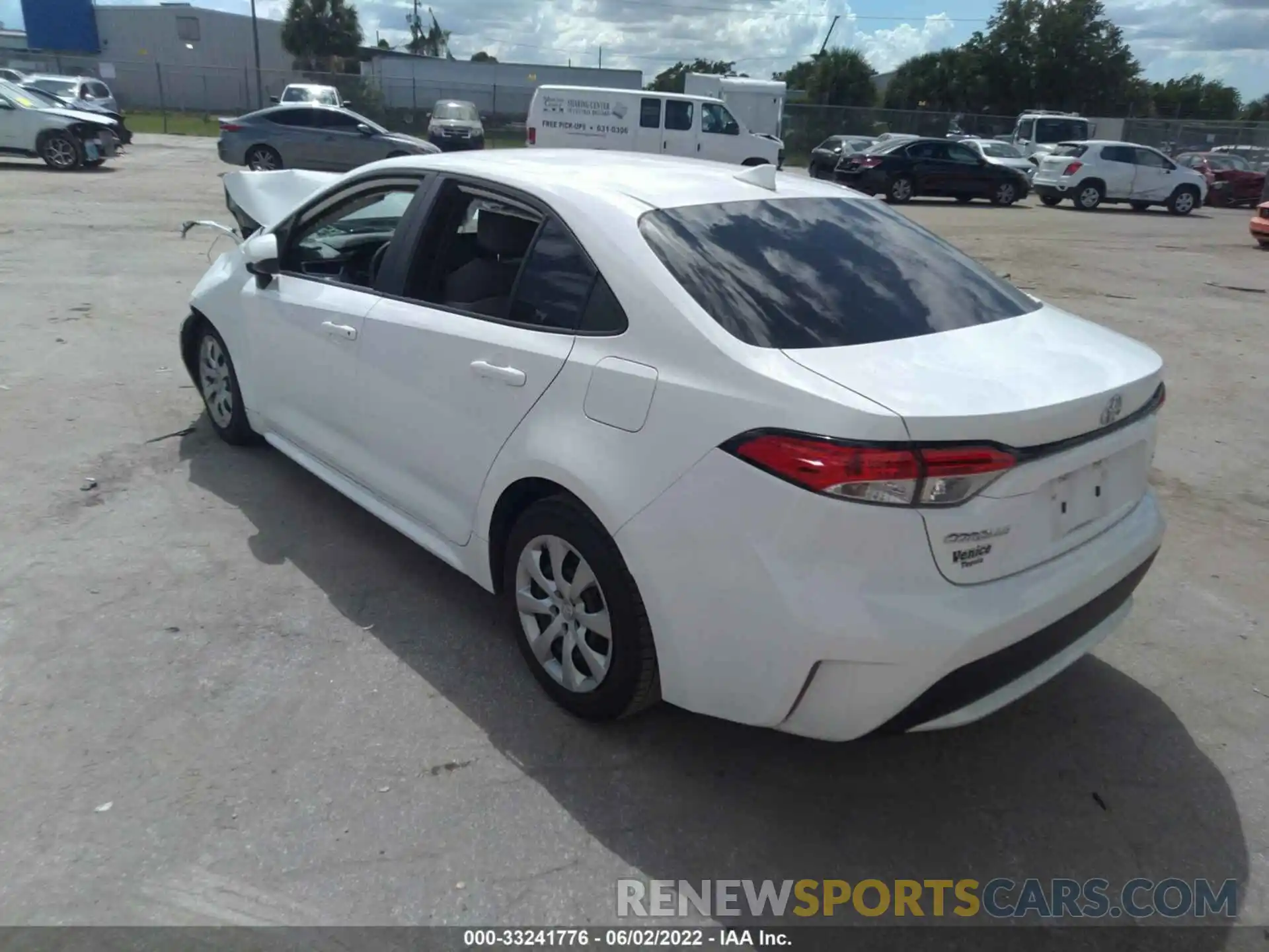 3 Photograph of a damaged car 5YFEPRAE4LP007012 TOYOTA COROLLA 2020