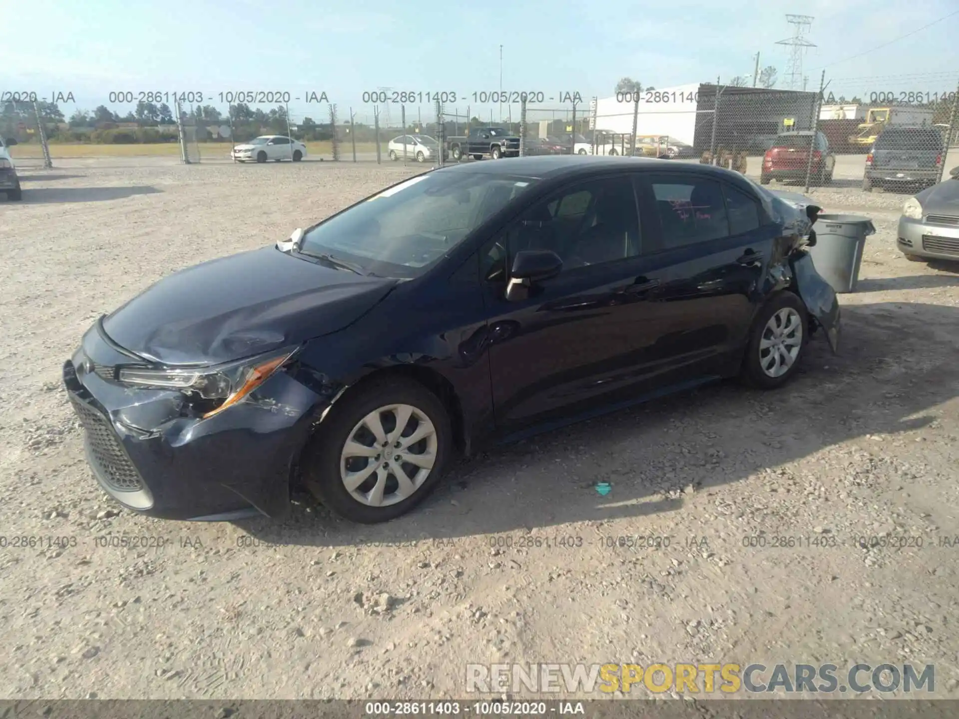 2 Photograph of a damaged car 5YFEPRAE4LP007334 TOYOTA COROLLA 2020