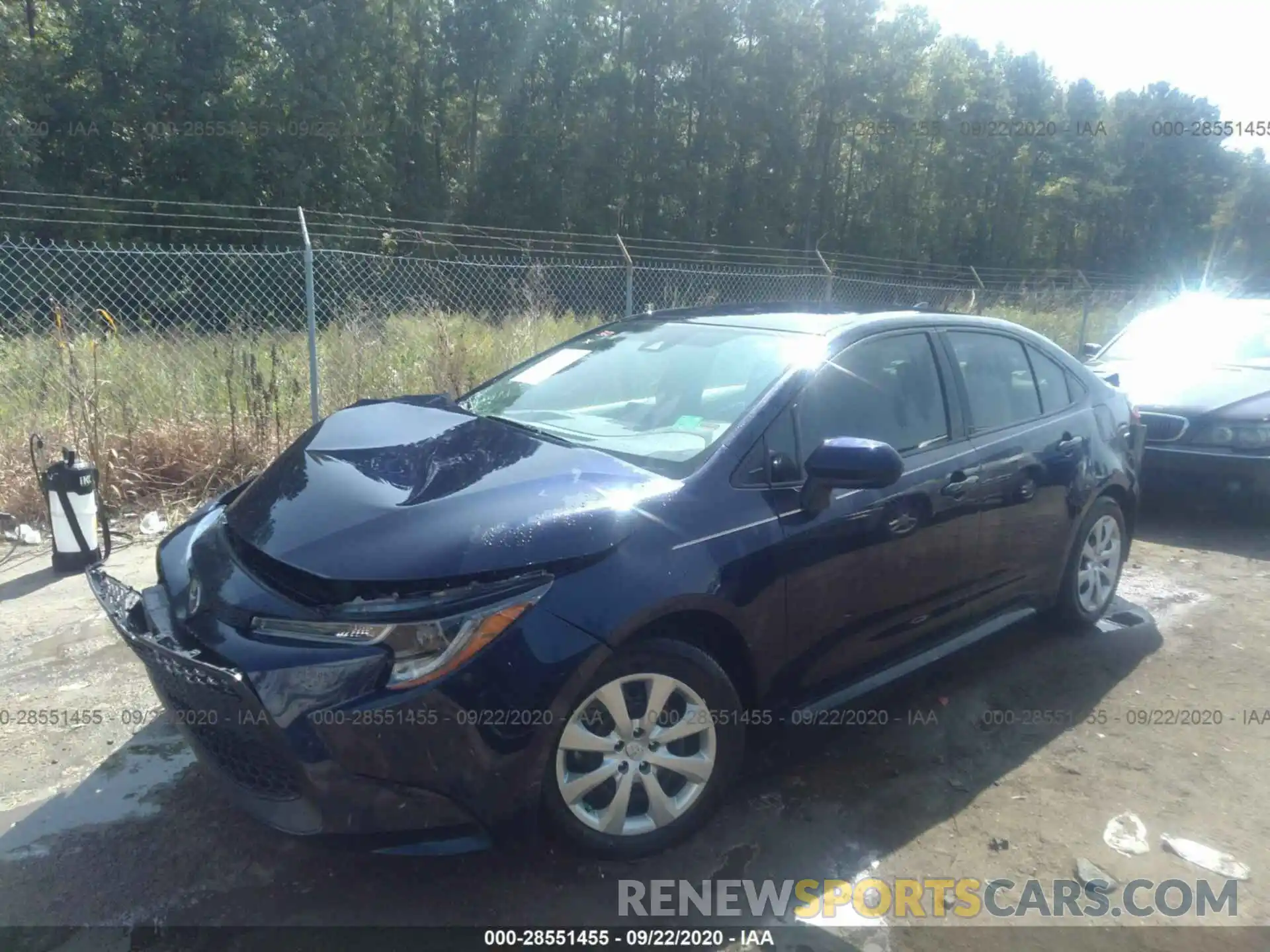 2 Photograph of a damaged car 5YFEPRAE4LP007690 TOYOTA COROLLA 2020