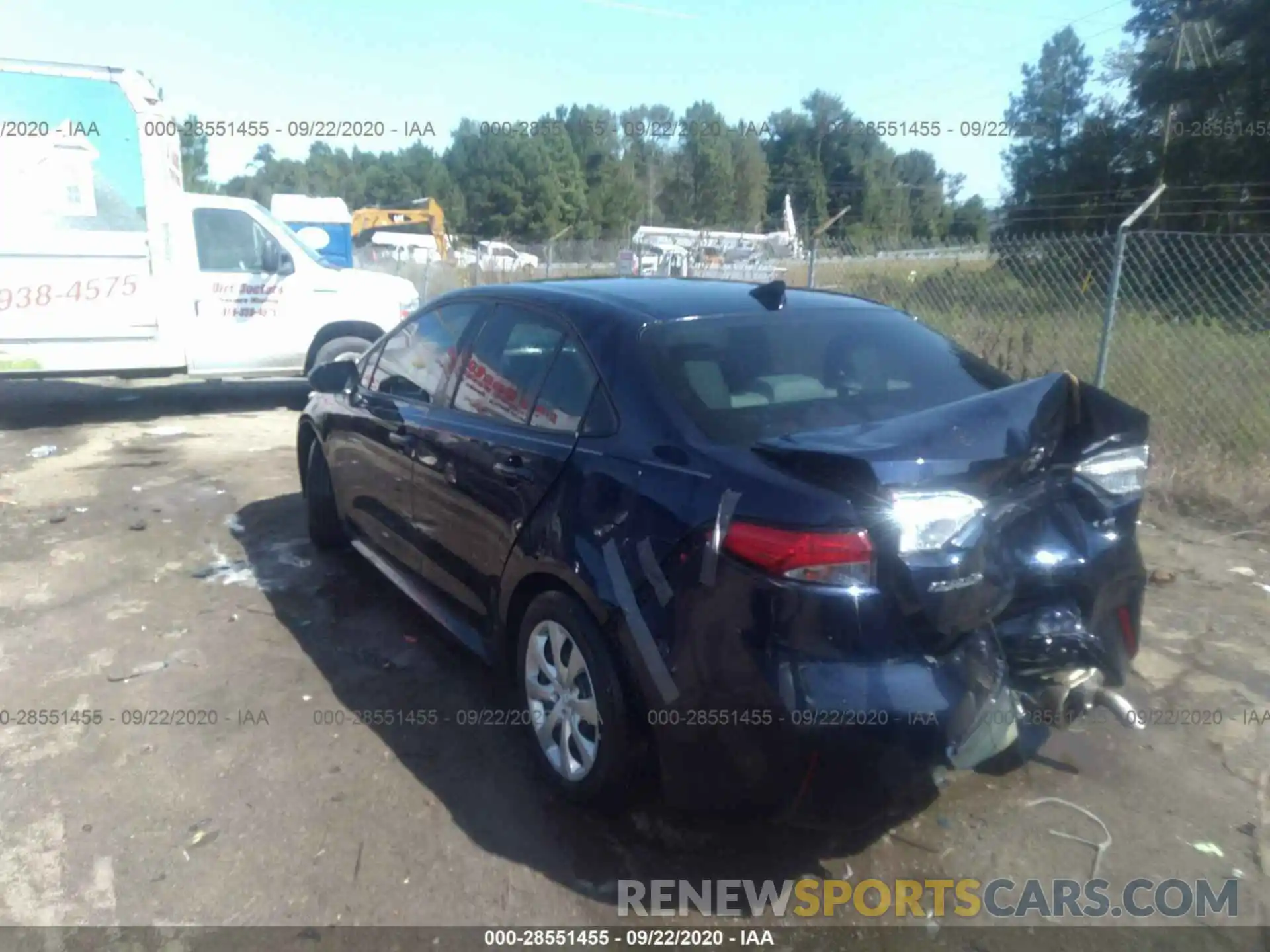 3 Photograph of a damaged car 5YFEPRAE4LP007690 TOYOTA COROLLA 2020