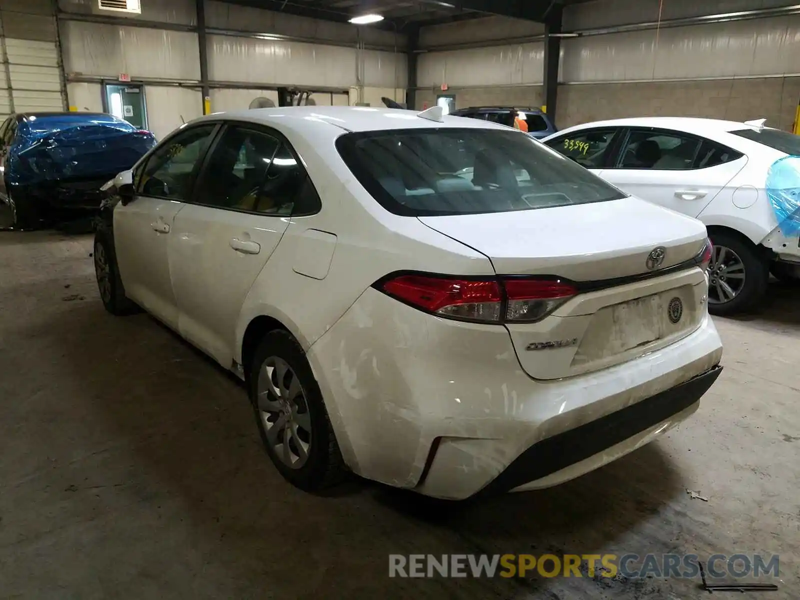 3 Photograph of a damaged car 5YFEPRAE4LP010265 TOYOTA COROLLA 2020