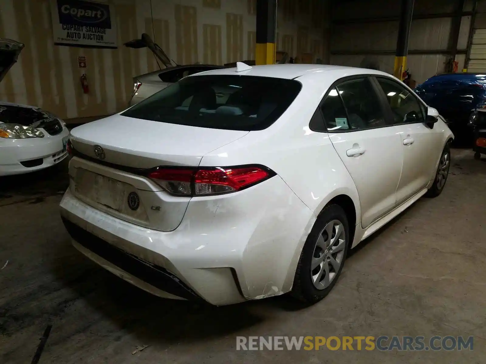 4 Photograph of a damaged car 5YFEPRAE4LP010265 TOYOTA COROLLA 2020