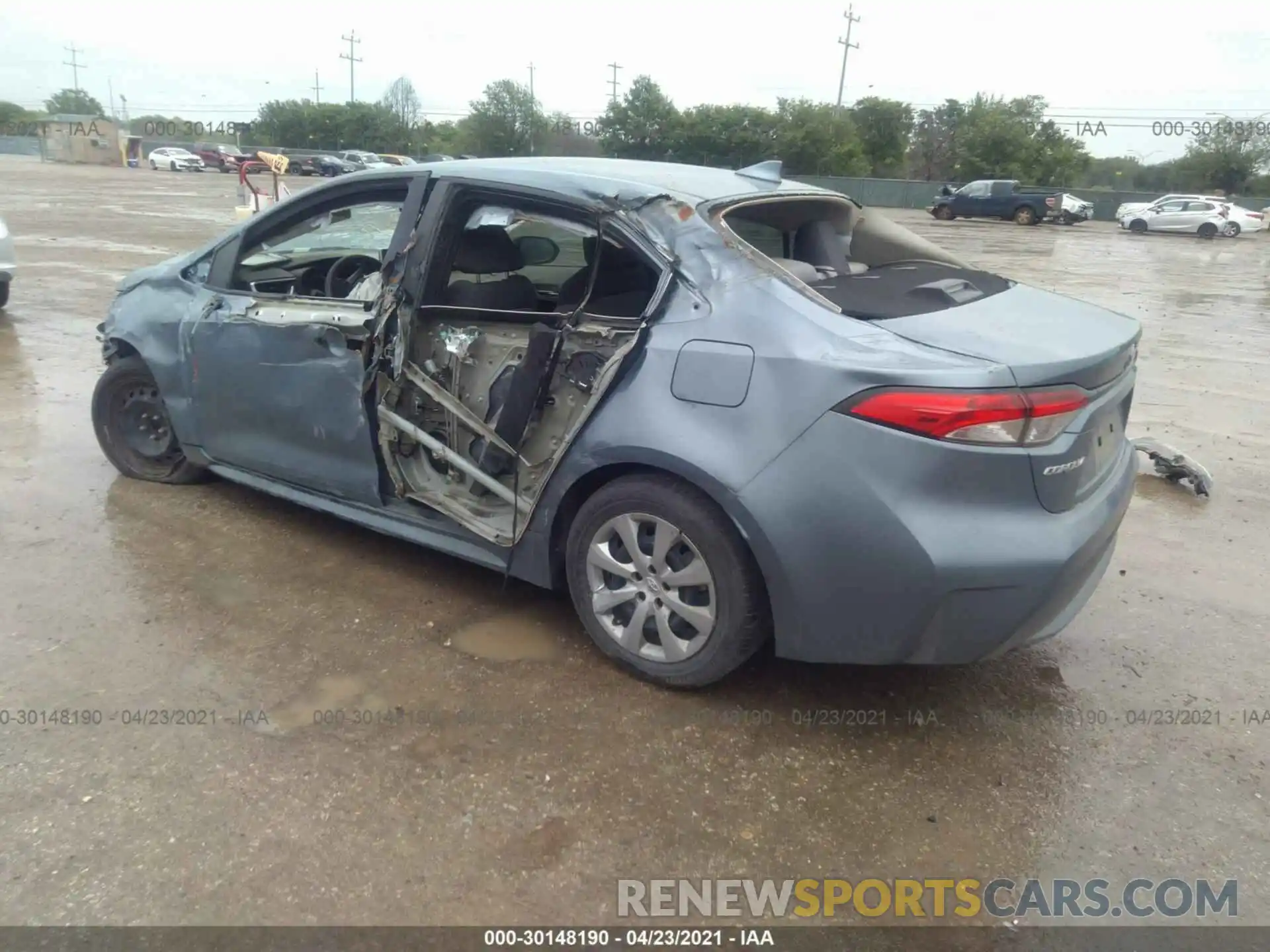 3 Photograph of a damaged car 5YFEPRAE4LP011206 TOYOTA COROLLA 2020