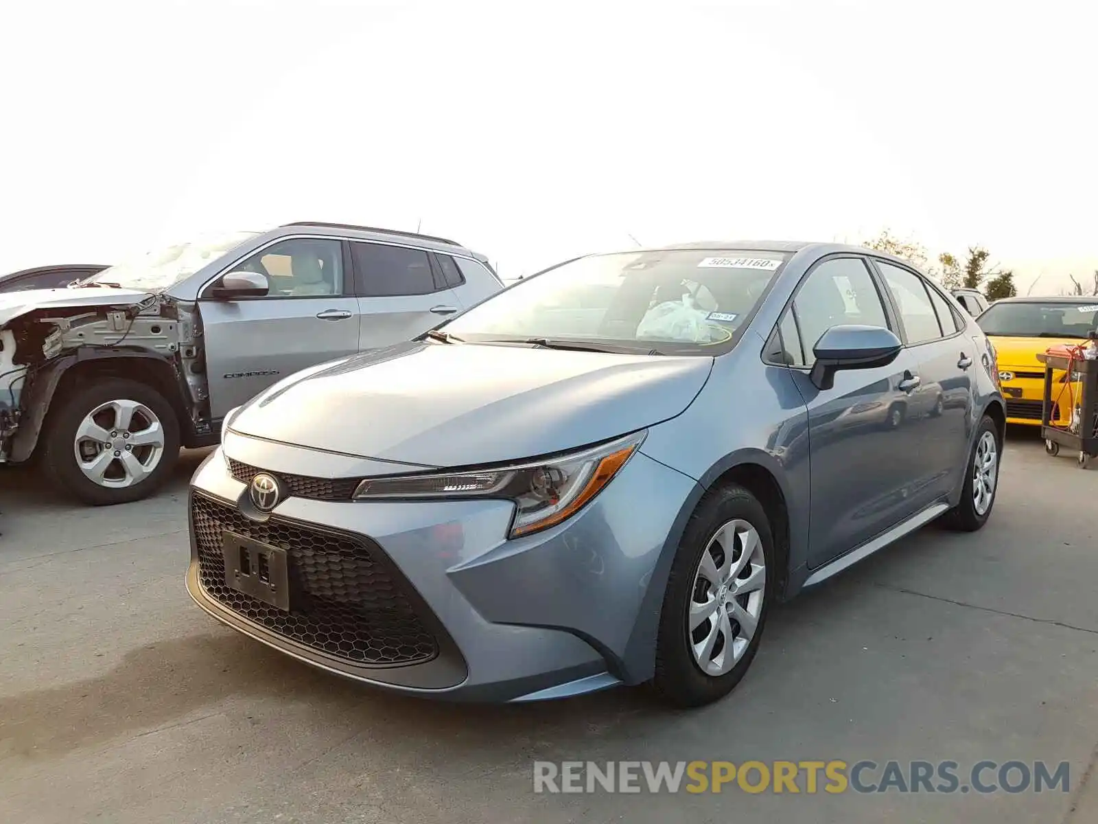 2 Photograph of a damaged car 5YFEPRAE4LP011237 TOYOTA COROLLA 2020