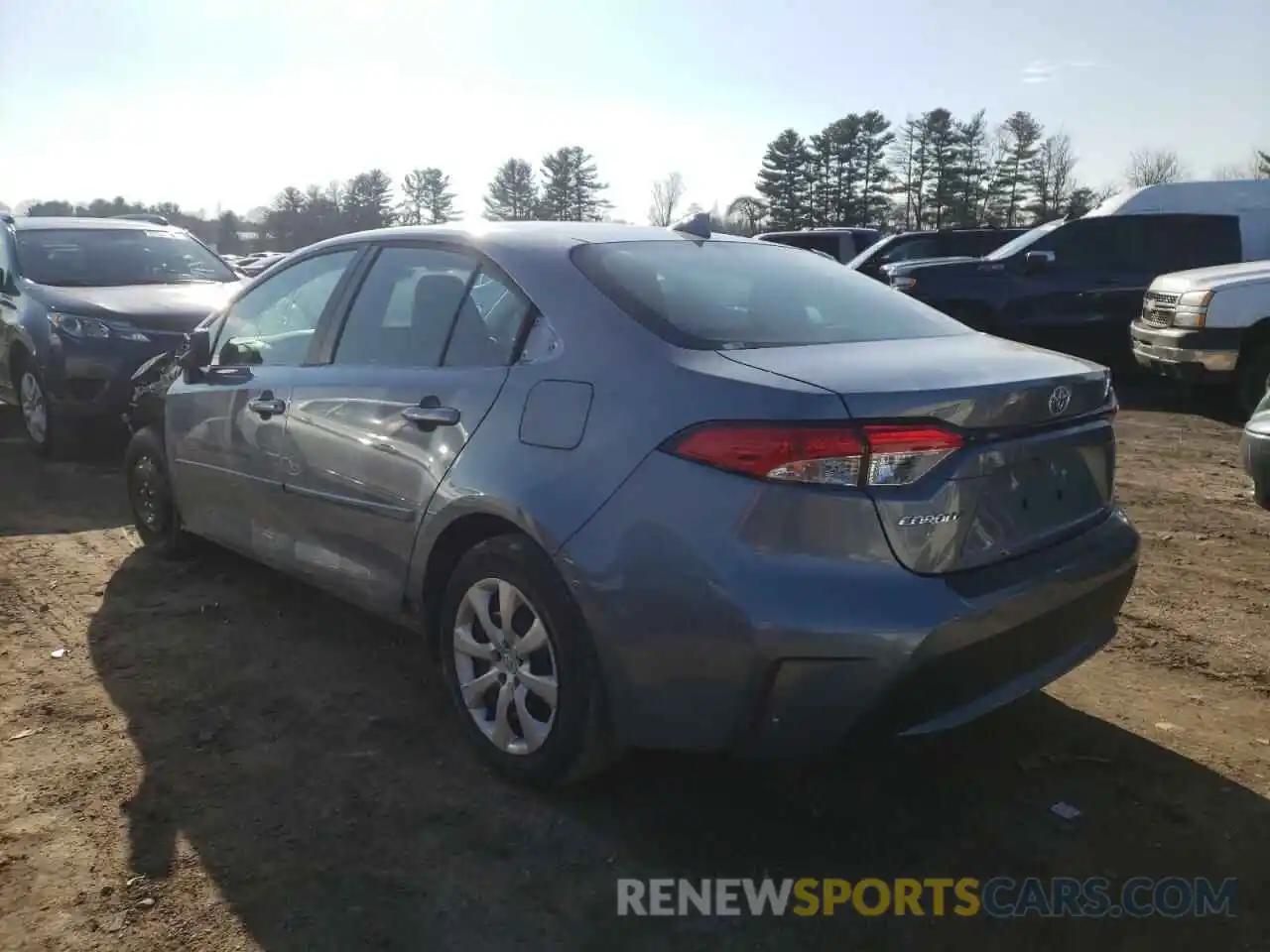 3 Photograph of a damaged car 5YFEPRAE4LP011626 TOYOTA COROLLA 2020