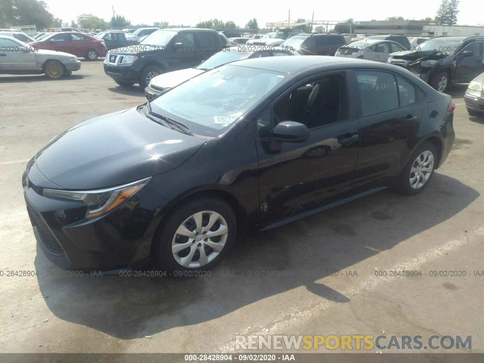 2 Photograph of a damaged car 5YFEPRAE4LP012100 TOYOTA COROLLA 2020