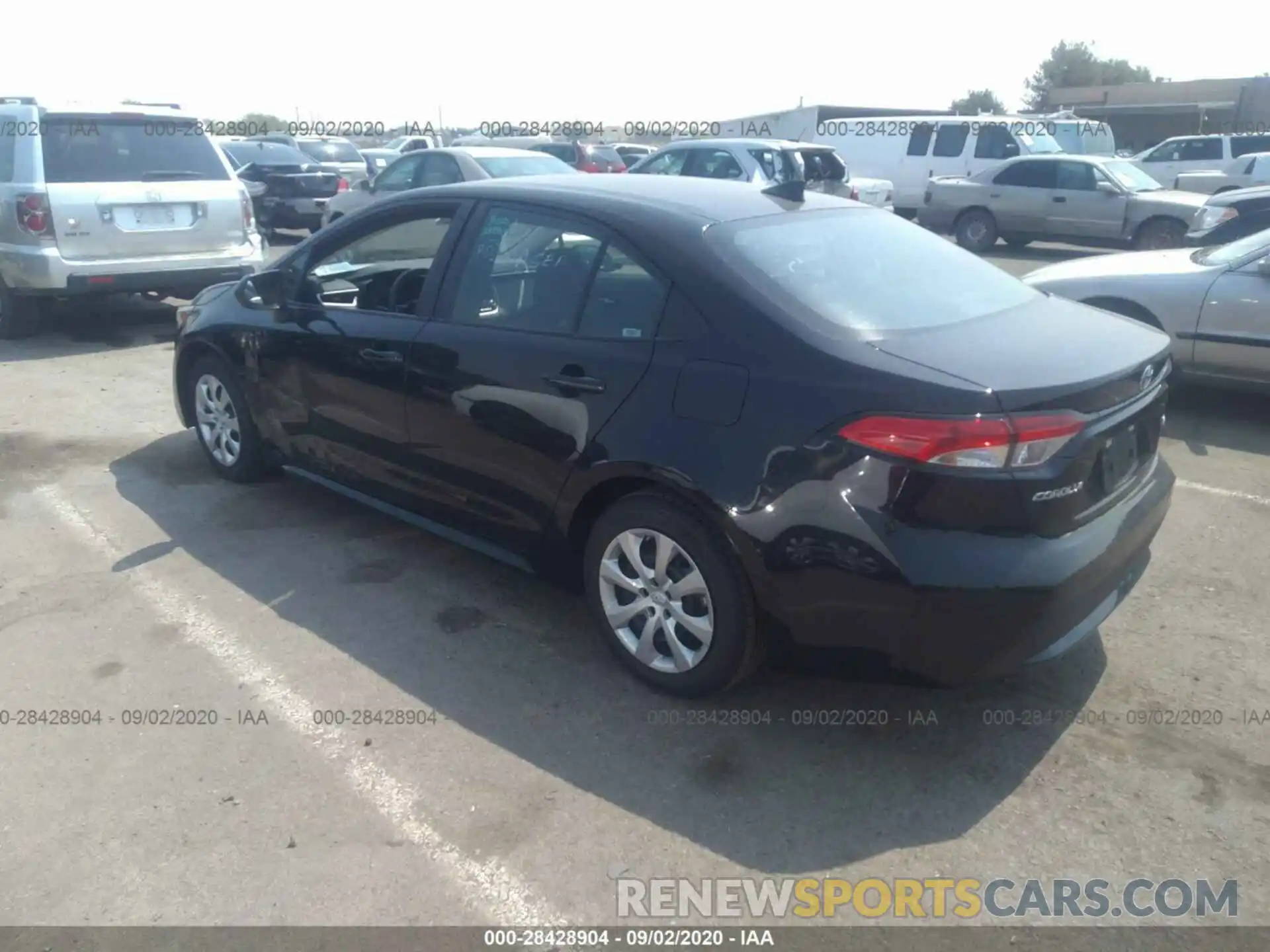 3 Photograph of a damaged car 5YFEPRAE4LP012100 TOYOTA COROLLA 2020