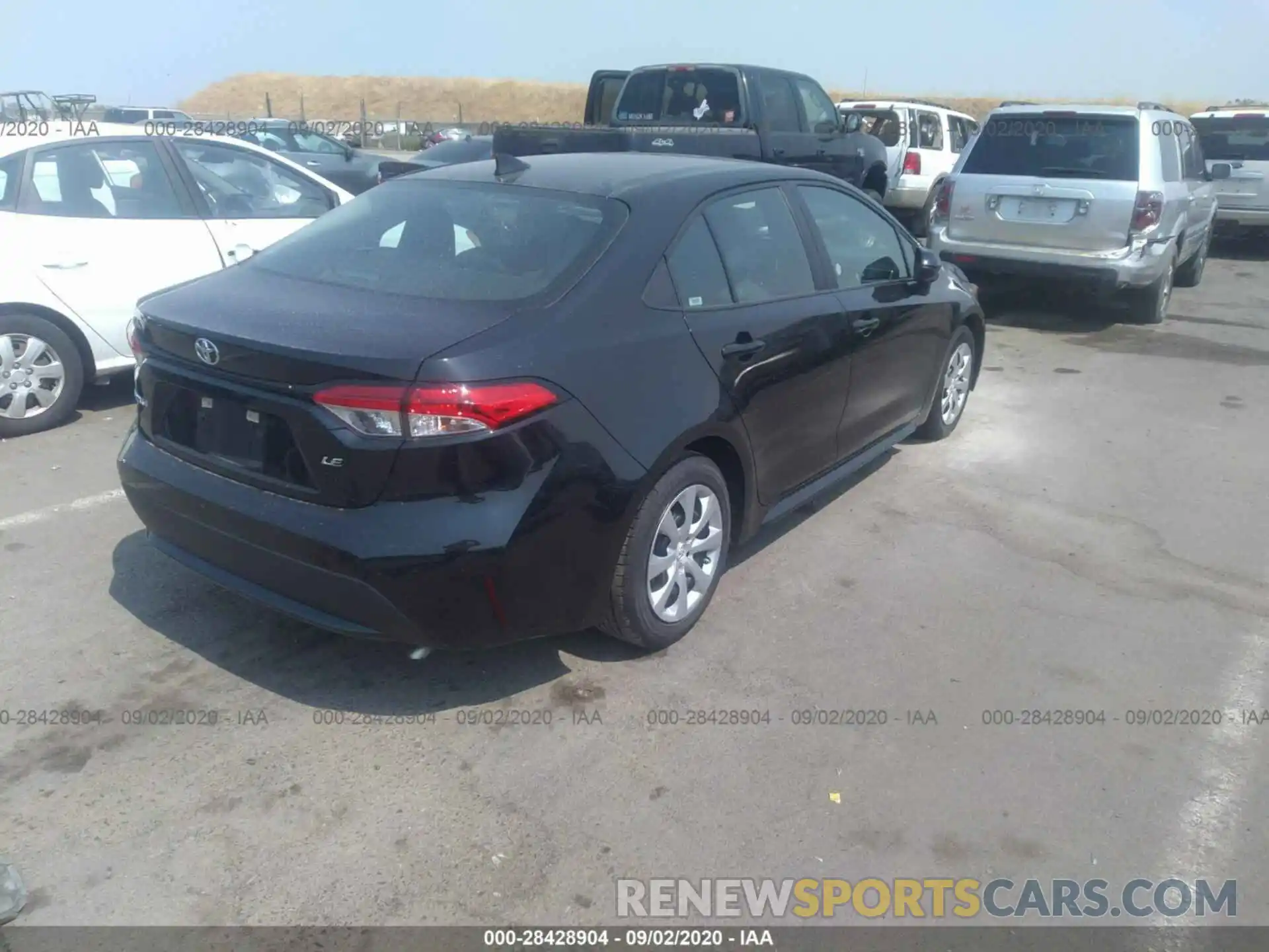 4 Photograph of a damaged car 5YFEPRAE4LP012100 TOYOTA COROLLA 2020