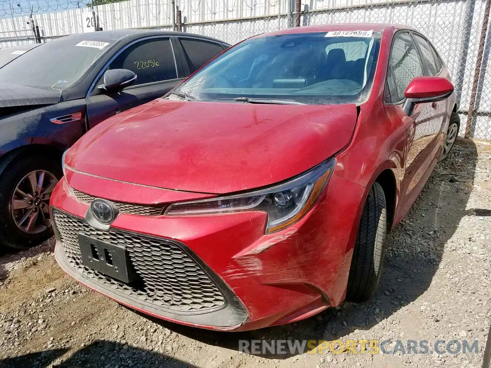 2 Photograph of a damaged car 5YFEPRAE4LP014056 TOYOTA COROLLA 2020