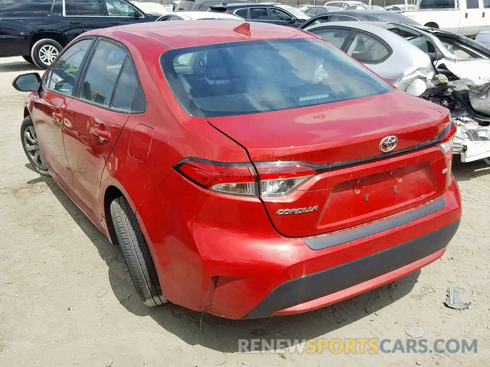 3 Photograph of a damaged car 5YFEPRAE4LP014056 TOYOTA COROLLA 2020