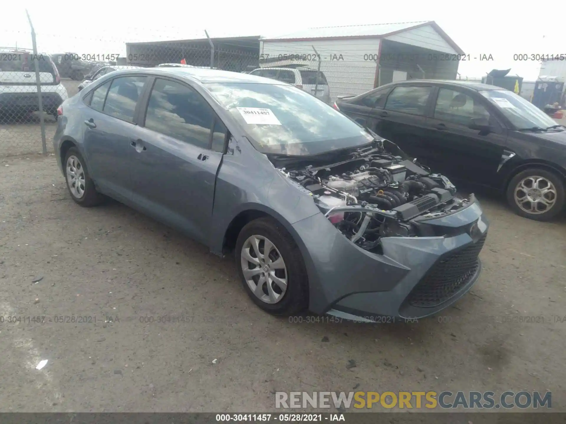 1 Photograph of a damaged car 5YFEPRAE4LP014400 TOYOTA COROLLA 2020