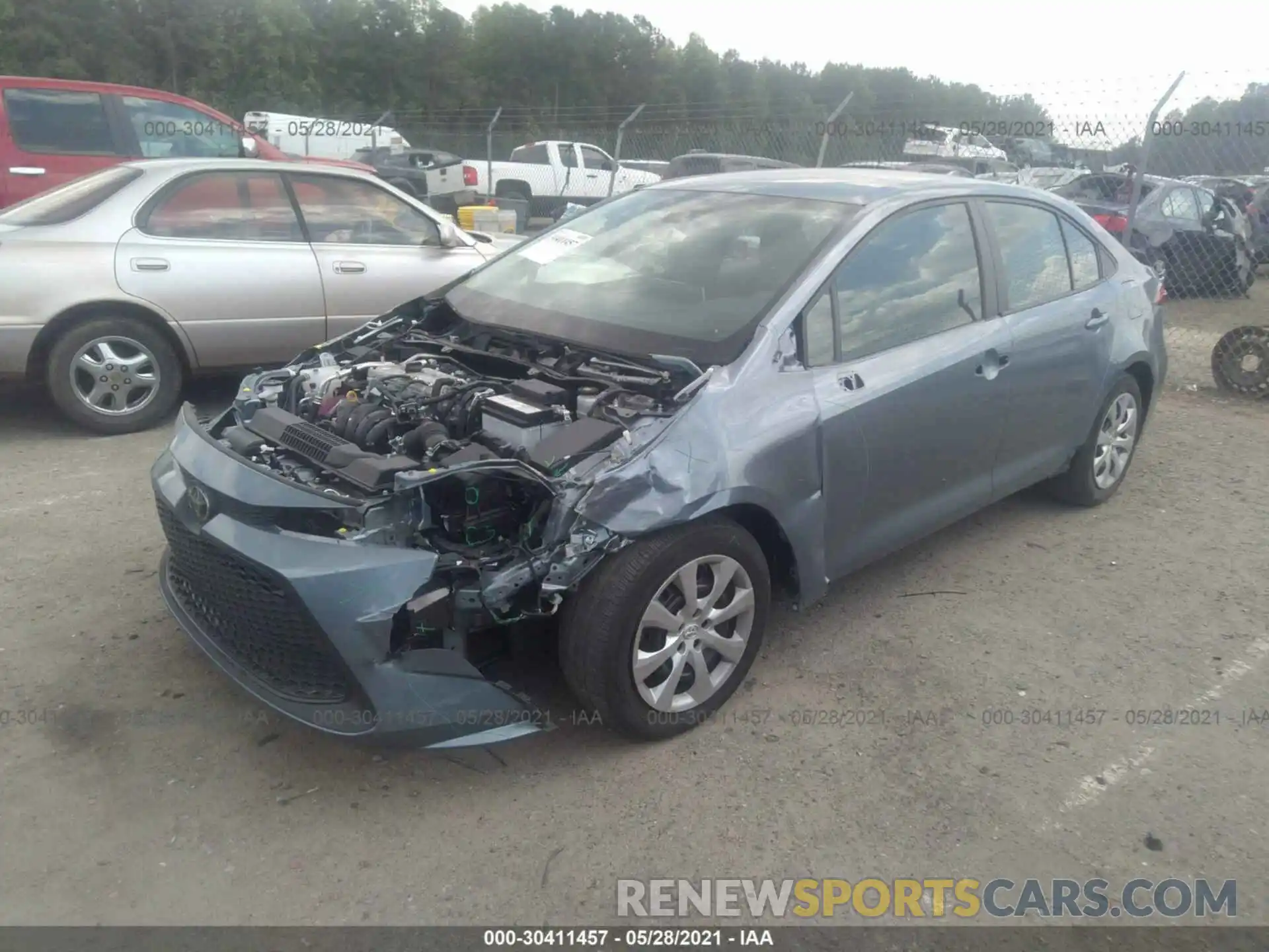 2 Photograph of a damaged car 5YFEPRAE4LP014400 TOYOTA COROLLA 2020