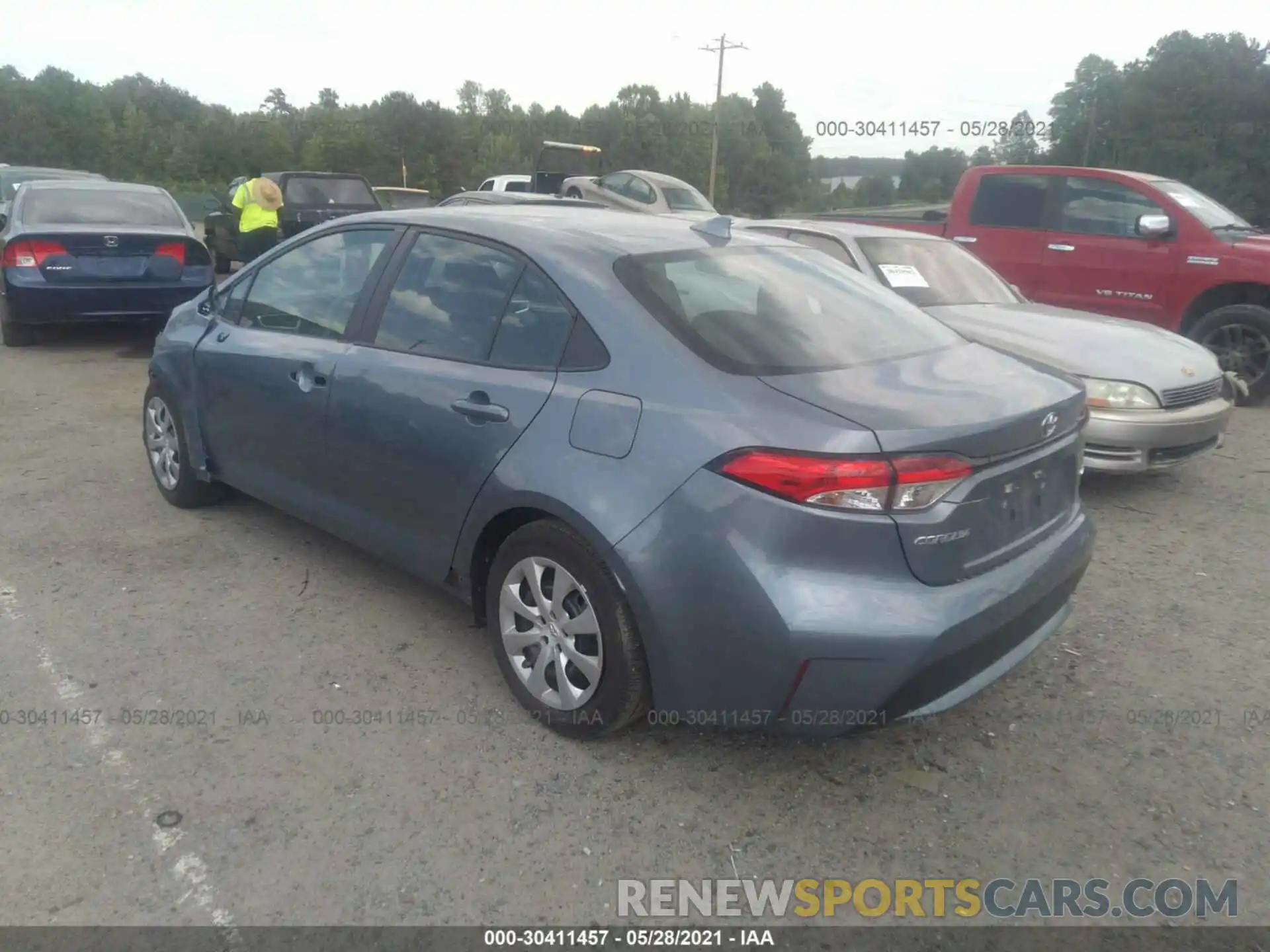 3 Photograph of a damaged car 5YFEPRAE4LP014400 TOYOTA COROLLA 2020