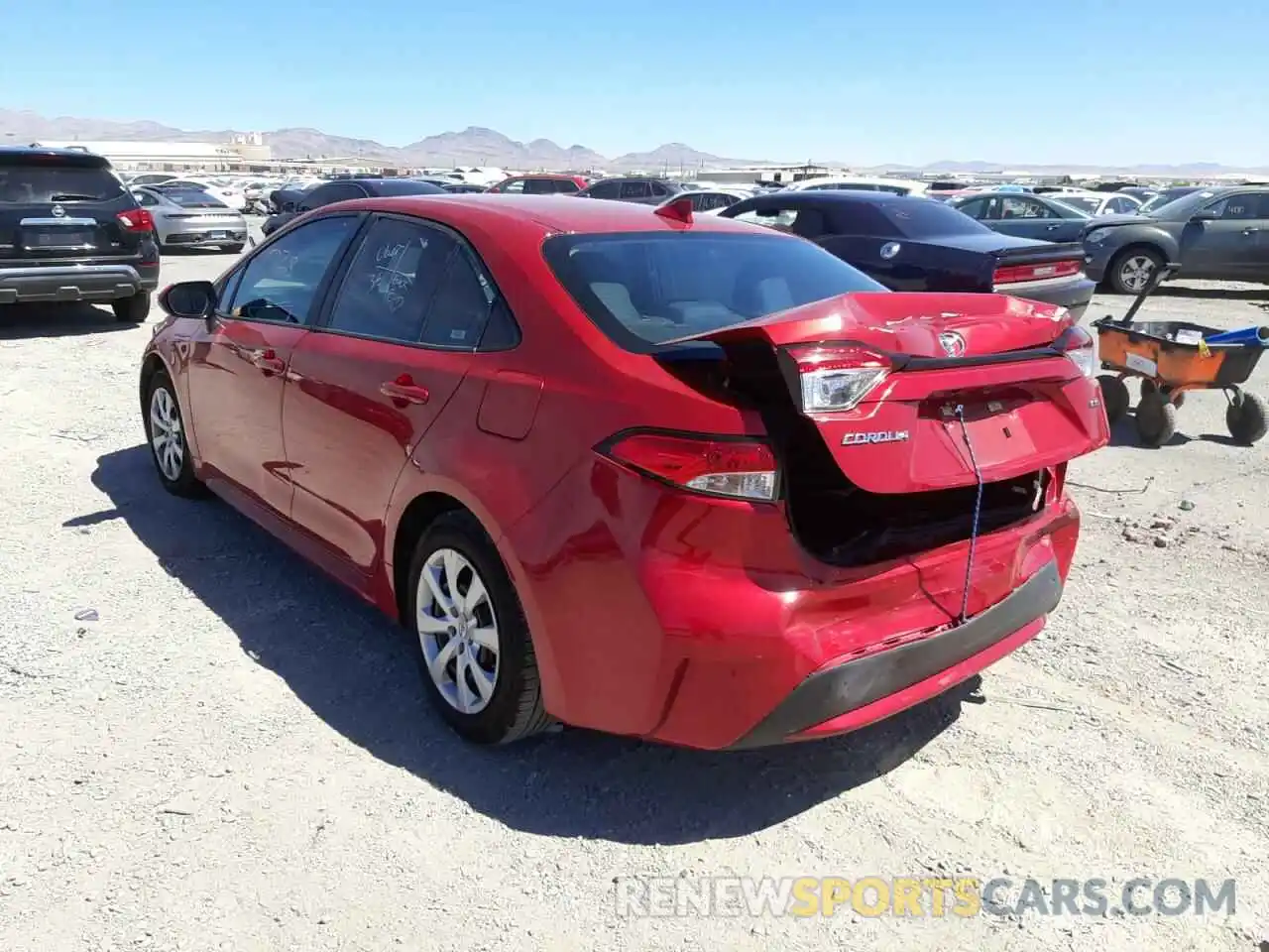 3 Photograph of a damaged car 5YFEPRAE4LP015210 TOYOTA COROLLA 2020