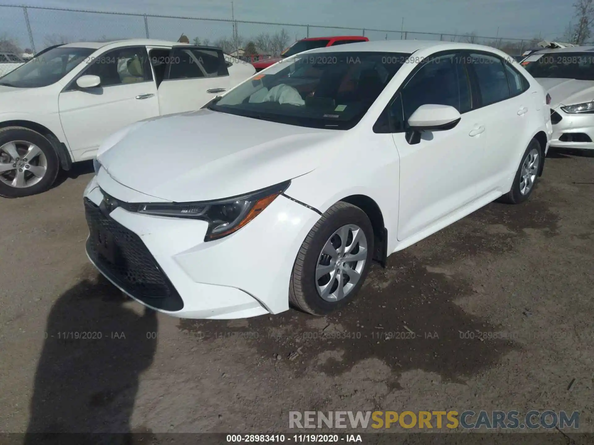 2 Photograph of a damaged car 5YFEPRAE4LP017488 TOYOTA COROLLA 2020