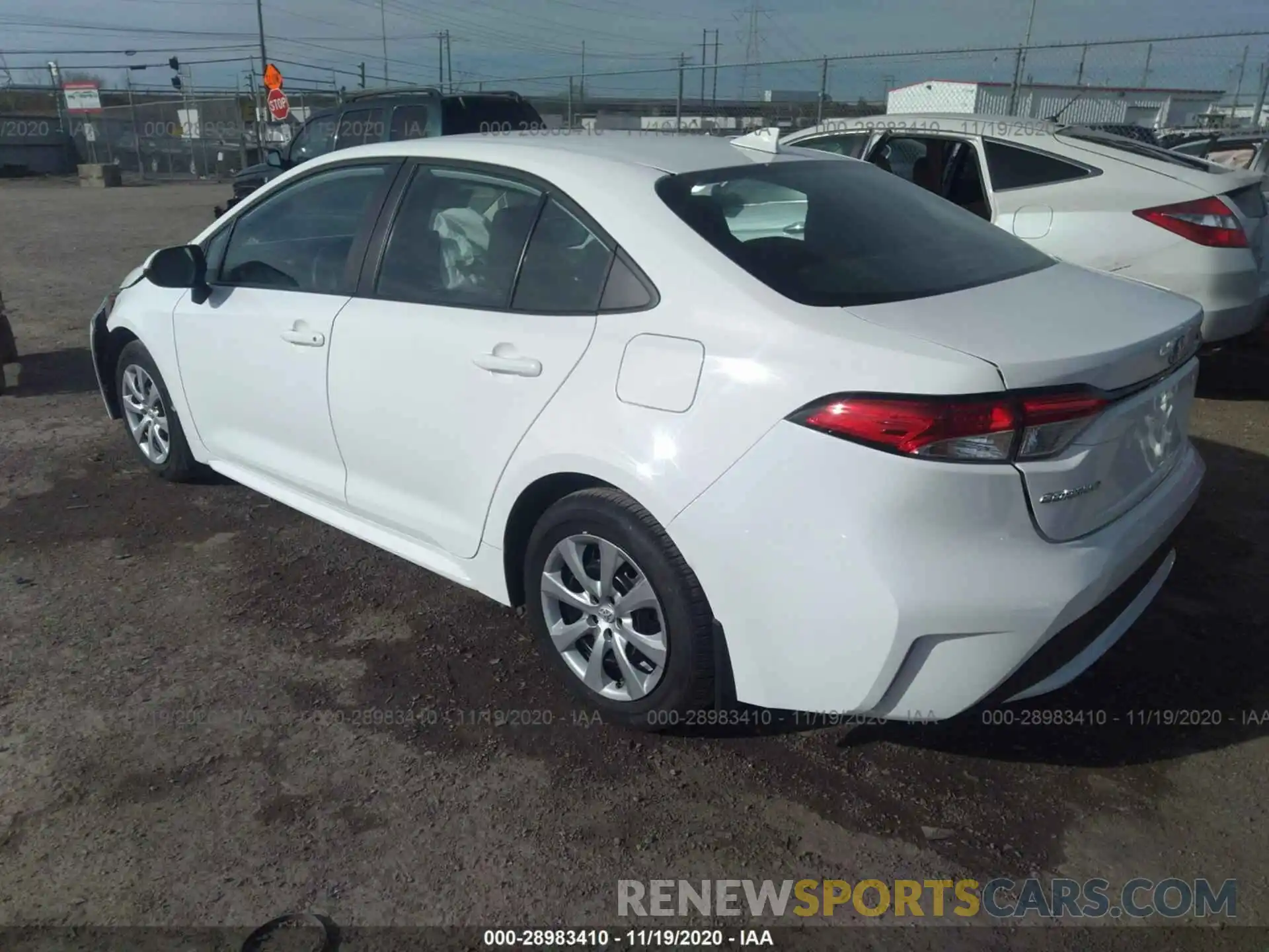 3 Photograph of a damaged car 5YFEPRAE4LP017488 TOYOTA COROLLA 2020