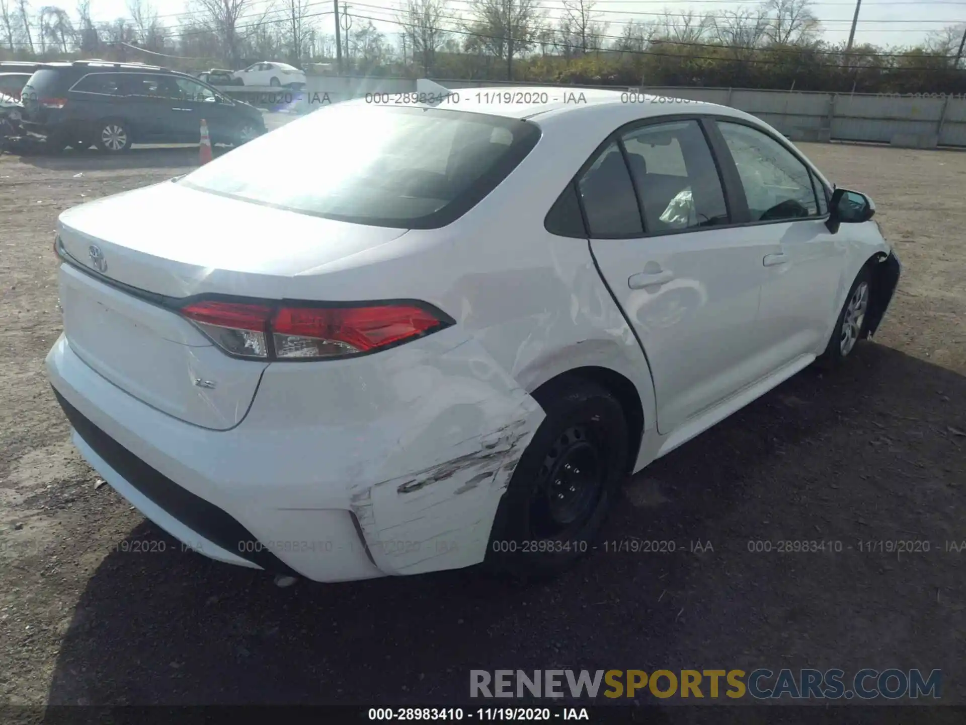 4 Photograph of a damaged car 5YFEPRAE4LP017488 TOYOTA COROLLA 2020