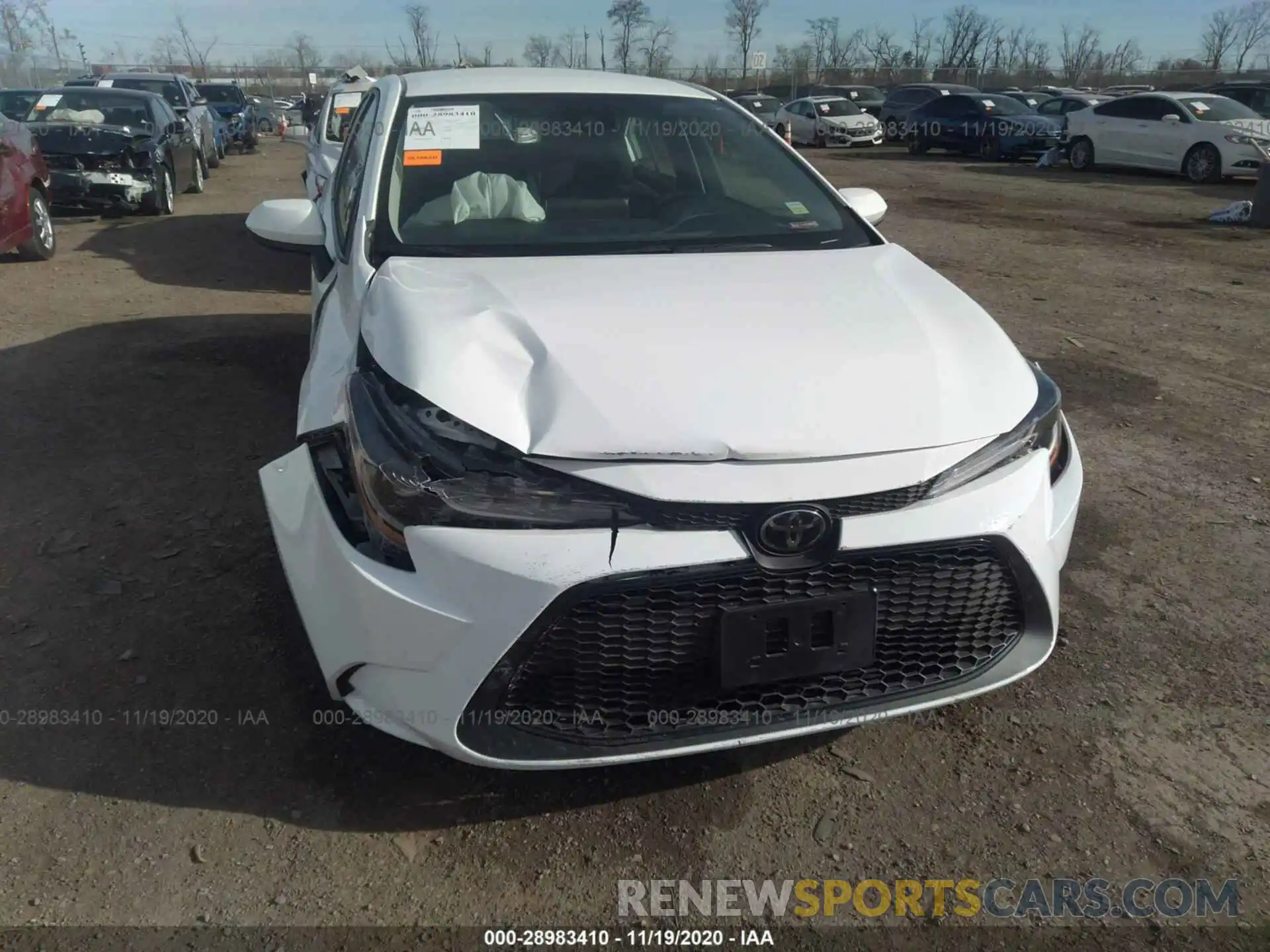 6 Photograph of a damaged car 5YFEPRAE4LP017488 TOYOTA COROLLA 2020