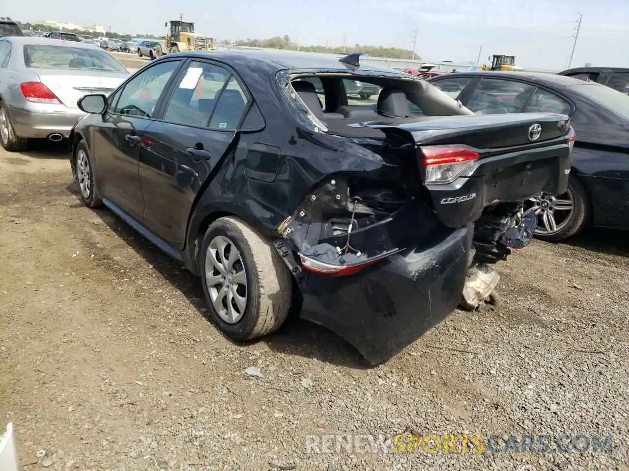 3 Photograph of a damaged car 5YFEPRAE4LP018382 TOYOTA COROLLA 2020