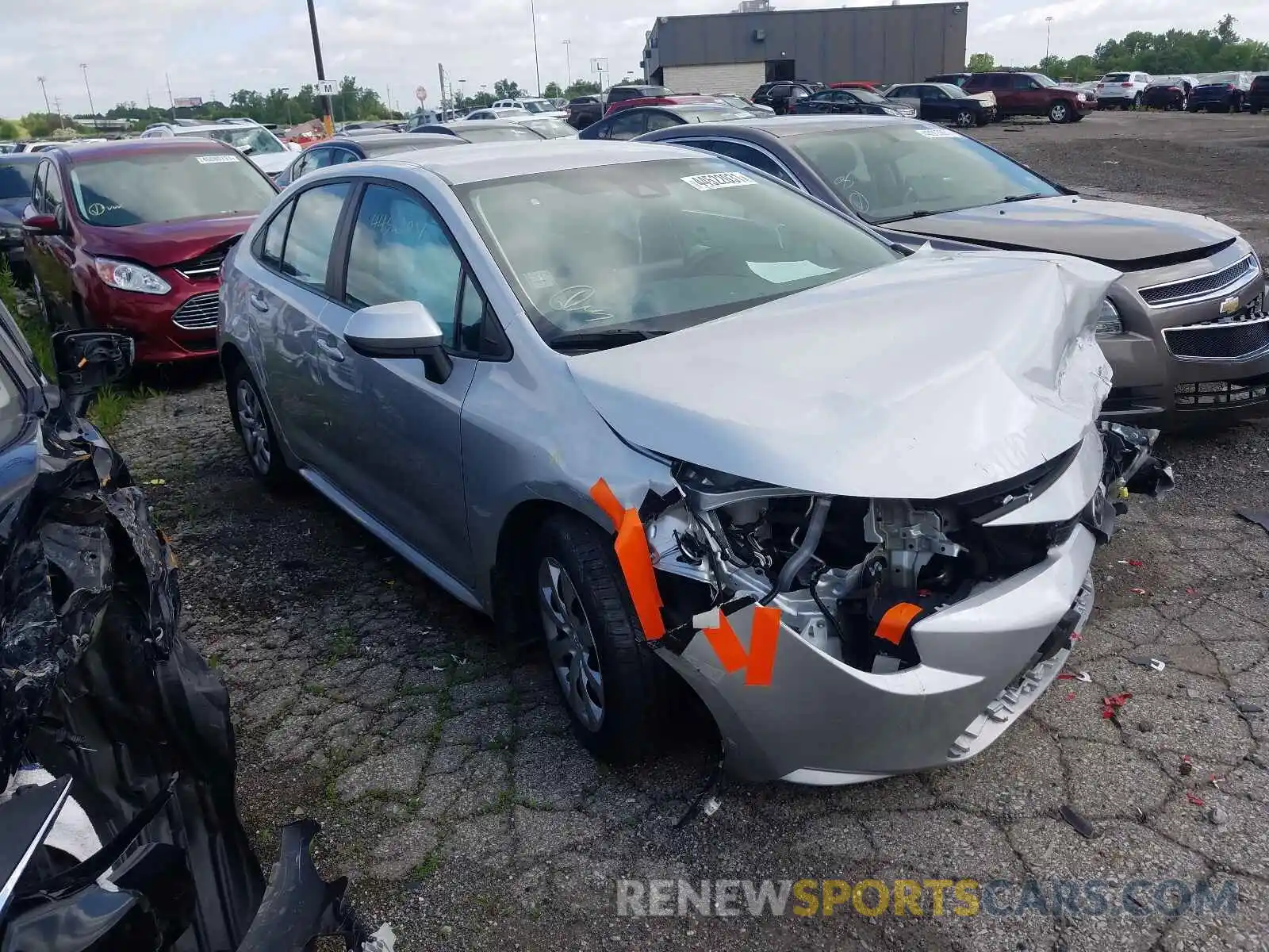 1 Photograph of a damaged car 5YFEPRAE4LP020200 TOYOTA COROLLA 2020