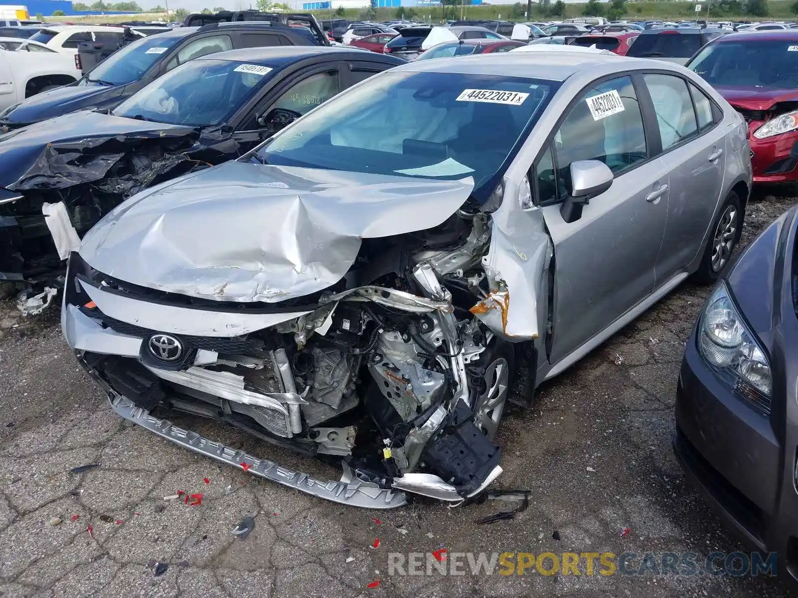 2 Photograph of a damaged car 5YFEPRAE4LP020200 TOYOTA COROLLA 2020