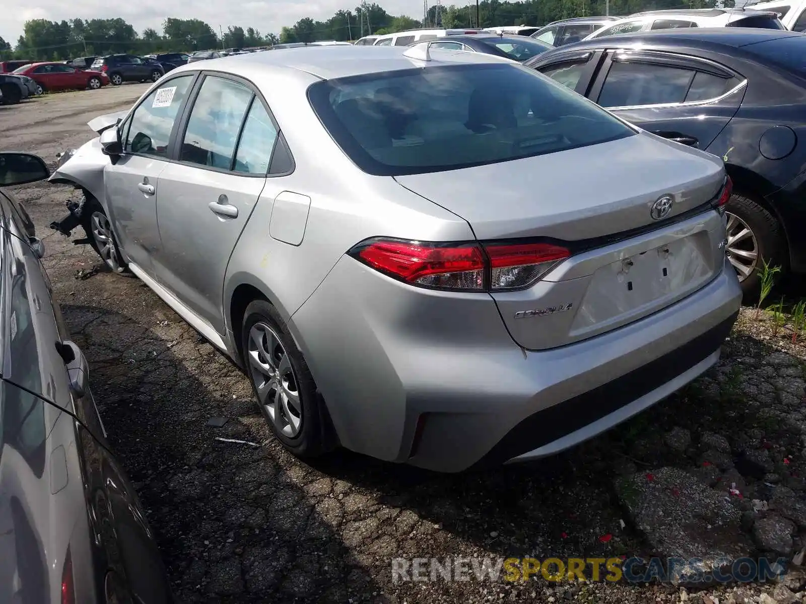 3 Photograph of a damaged car 5YFEPRAE4LP020200 TOYOTA COROLLA 2020