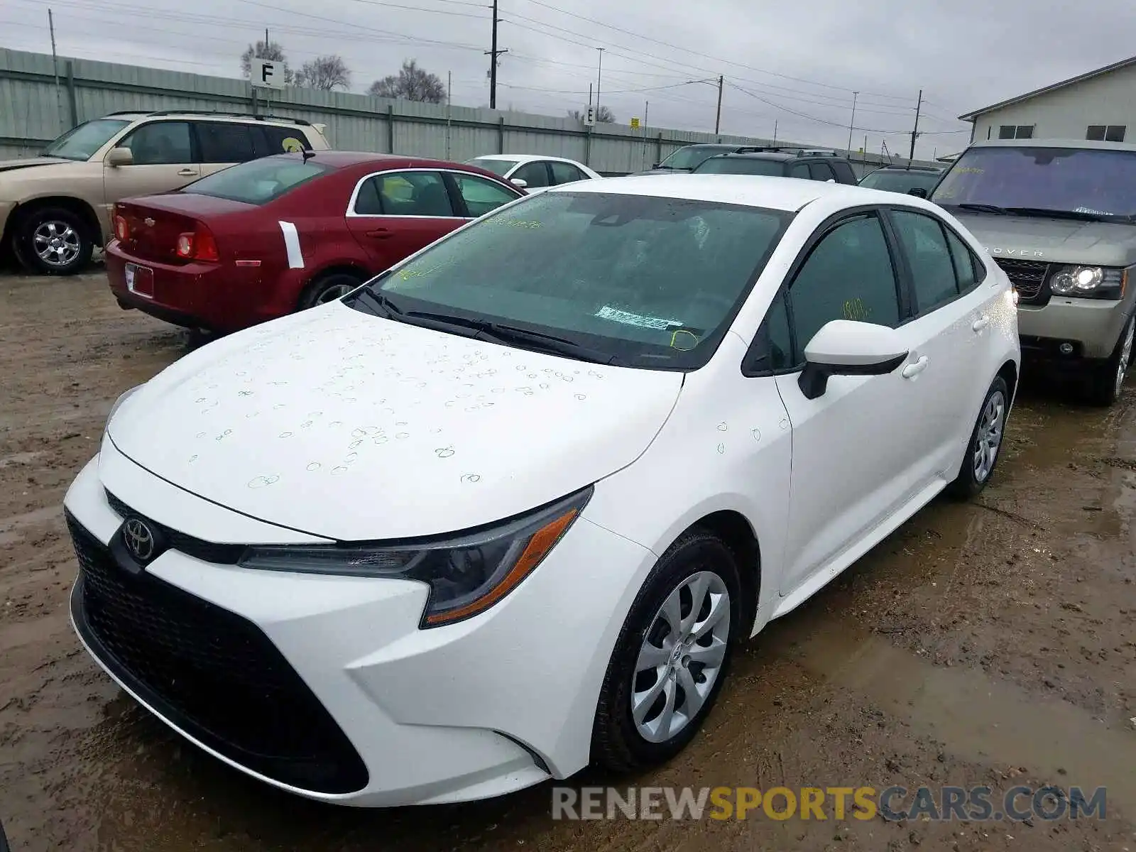 2 Photograph of a damaged car 5YFEPRAE4LP021153 TOYOTA COROLLA 2020