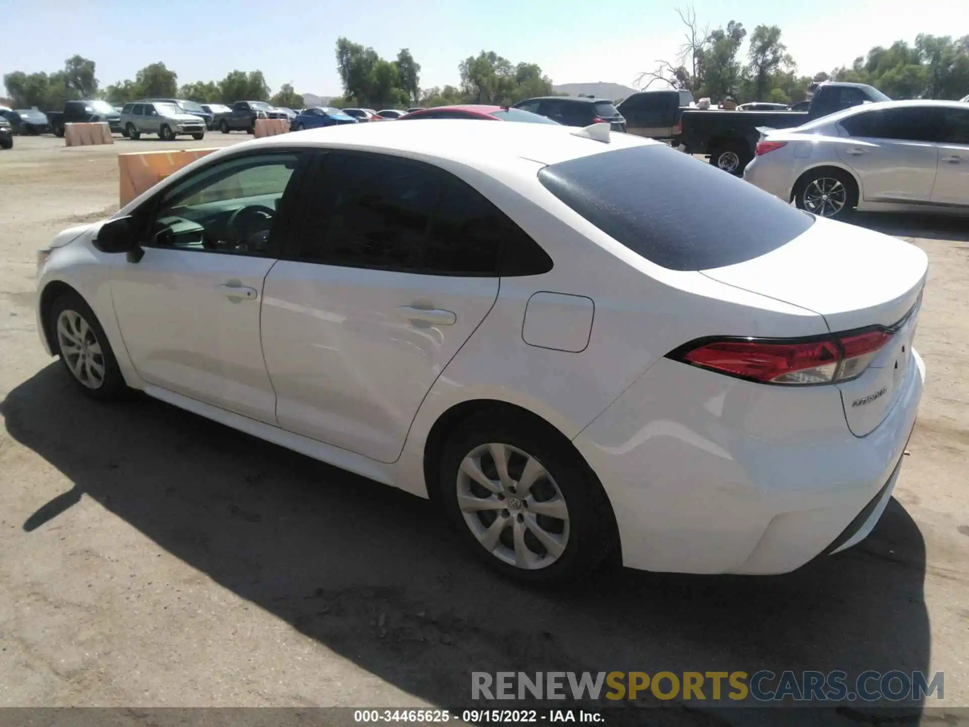 3 Photograph of a damaged car 5YFEPRAE4LP021329 TOYOTA COROLLA 2020