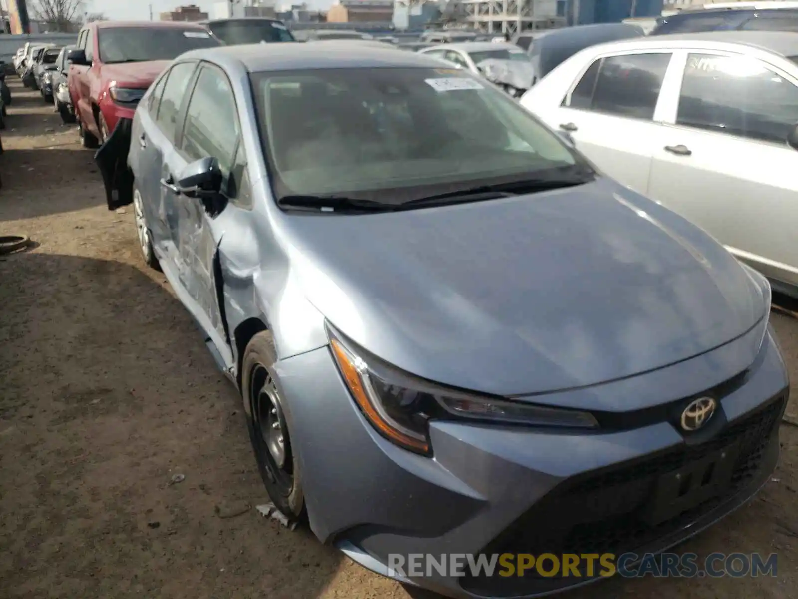 1 Photograph of a damaged car 5YFEPRAE4LP021721 TOYOTA COROLLA 2020