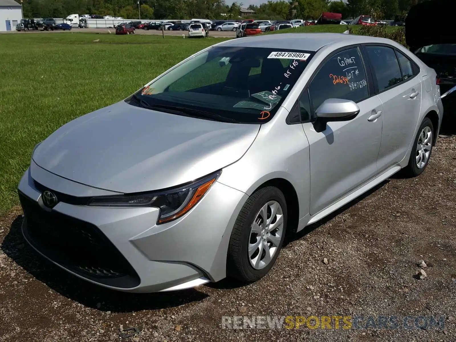 2 Photograph of a damaged car 5YFEPRAE4LP022156 TOYOTA COROLLA 2020