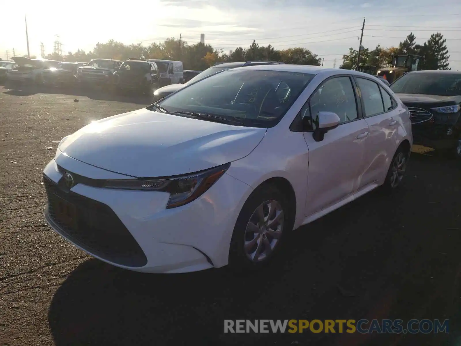 2 Photograph of a damaged car 5YFEPRAE4LP022691 TOYOTA COROLLA 2020