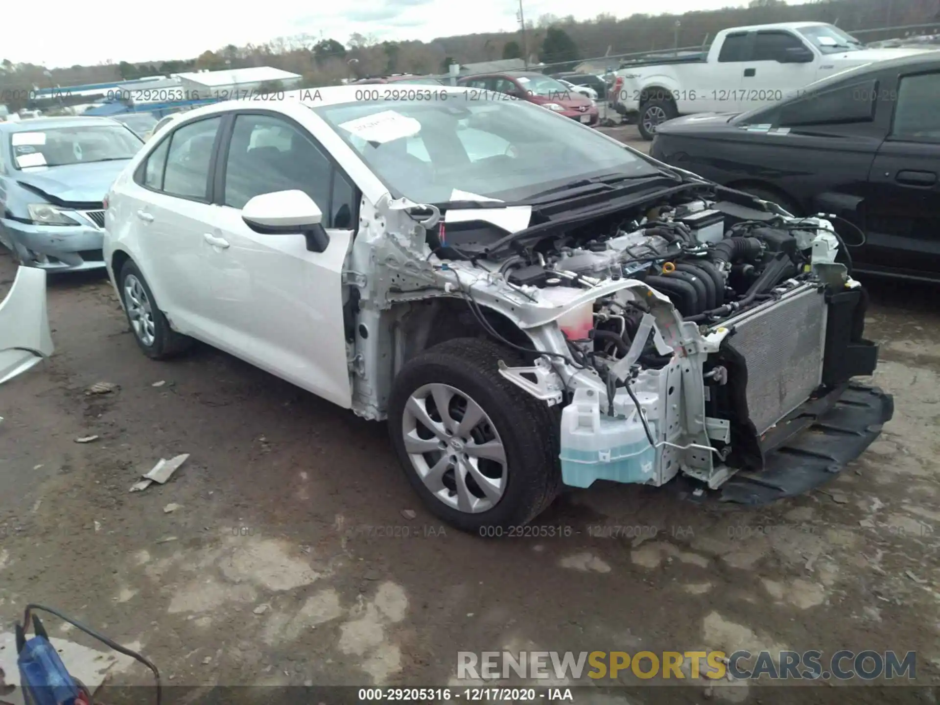 1 Photograph of a damaged car 5YFEPRAE4LP022917 TOYOTA COROLLA 2020