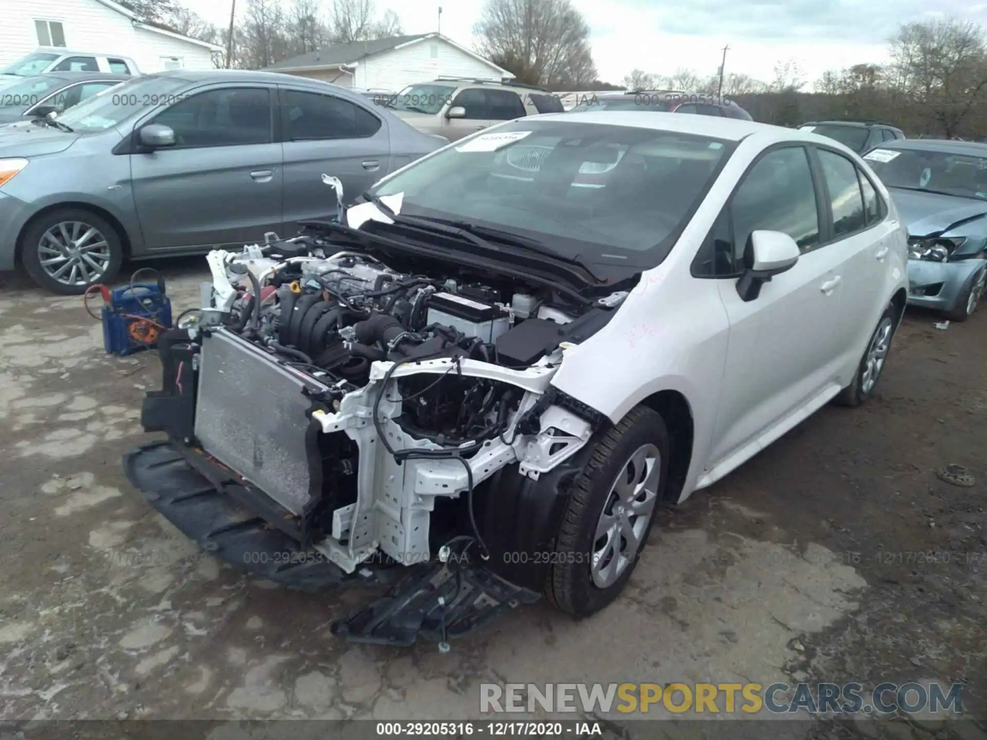 2 Photograph of a damaged car 5YFEPRAE4LP022917 TOYOTA COROLLA 2020