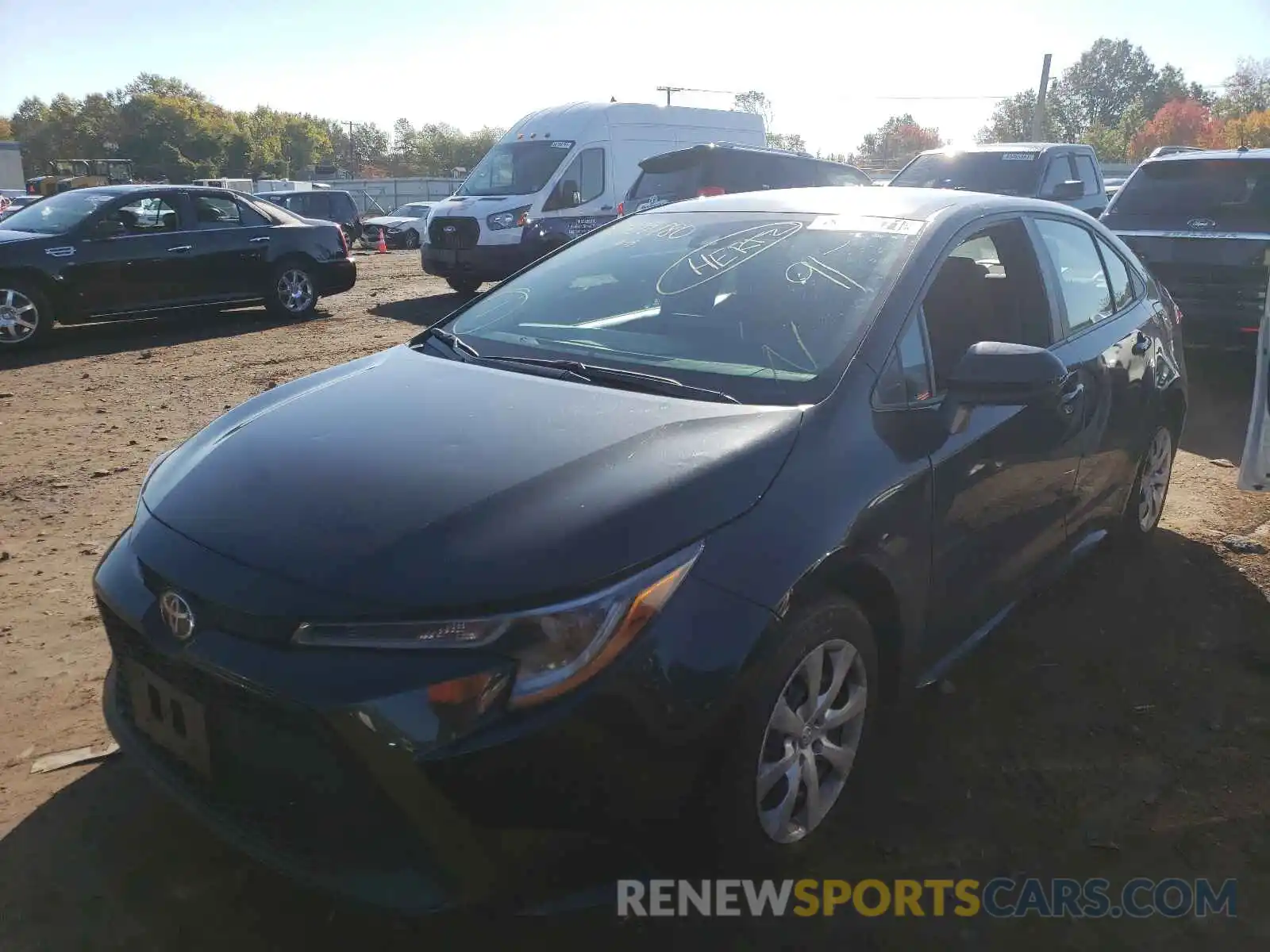 2 Photograph of a damaged car 5YFEPRAE4LP023100 TOYOTA COROLLA 2020