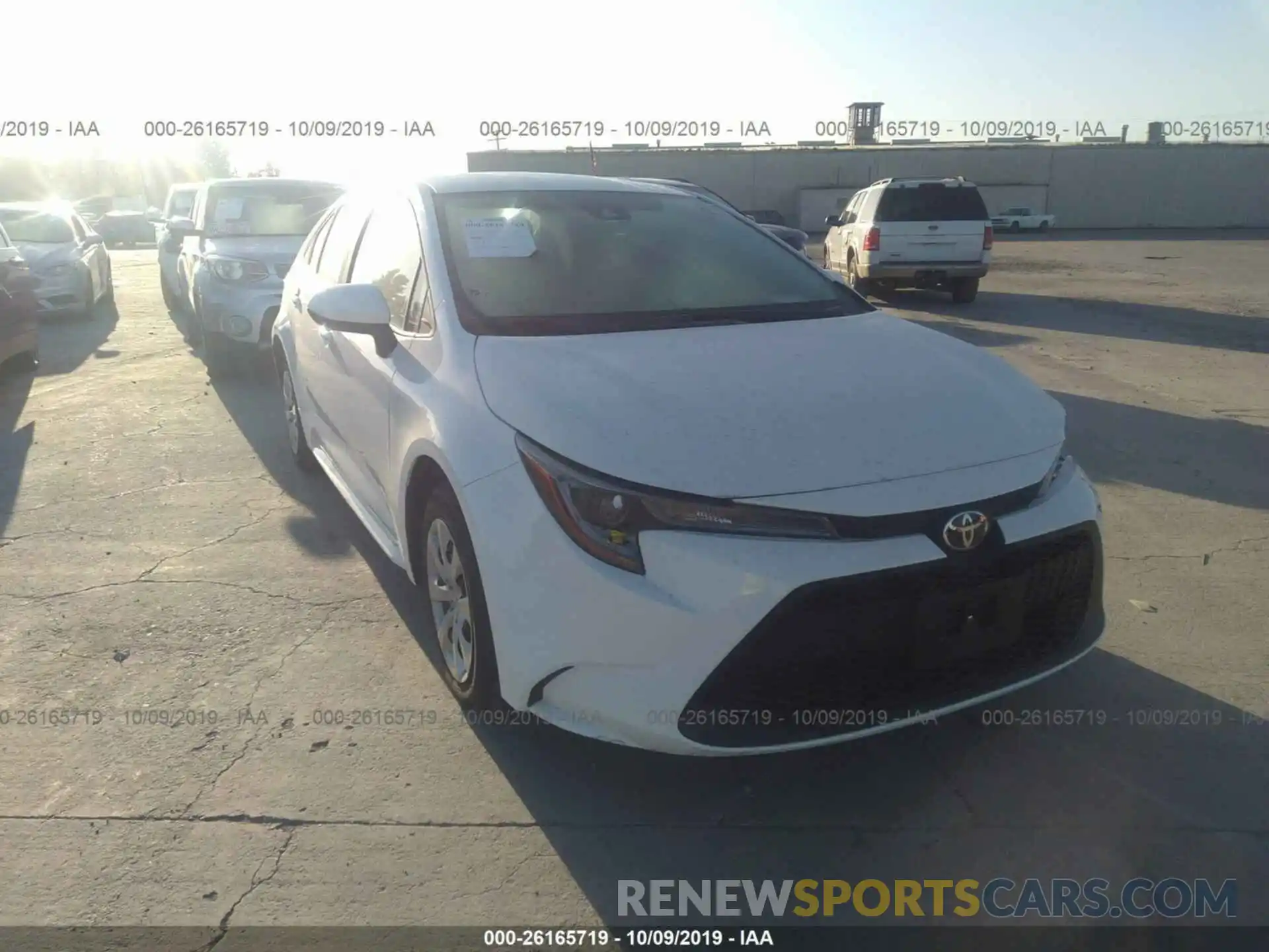 1 Photograph of a damaged car 5YFEPRAE4LP023467 TOYOTA COROLLA 2020