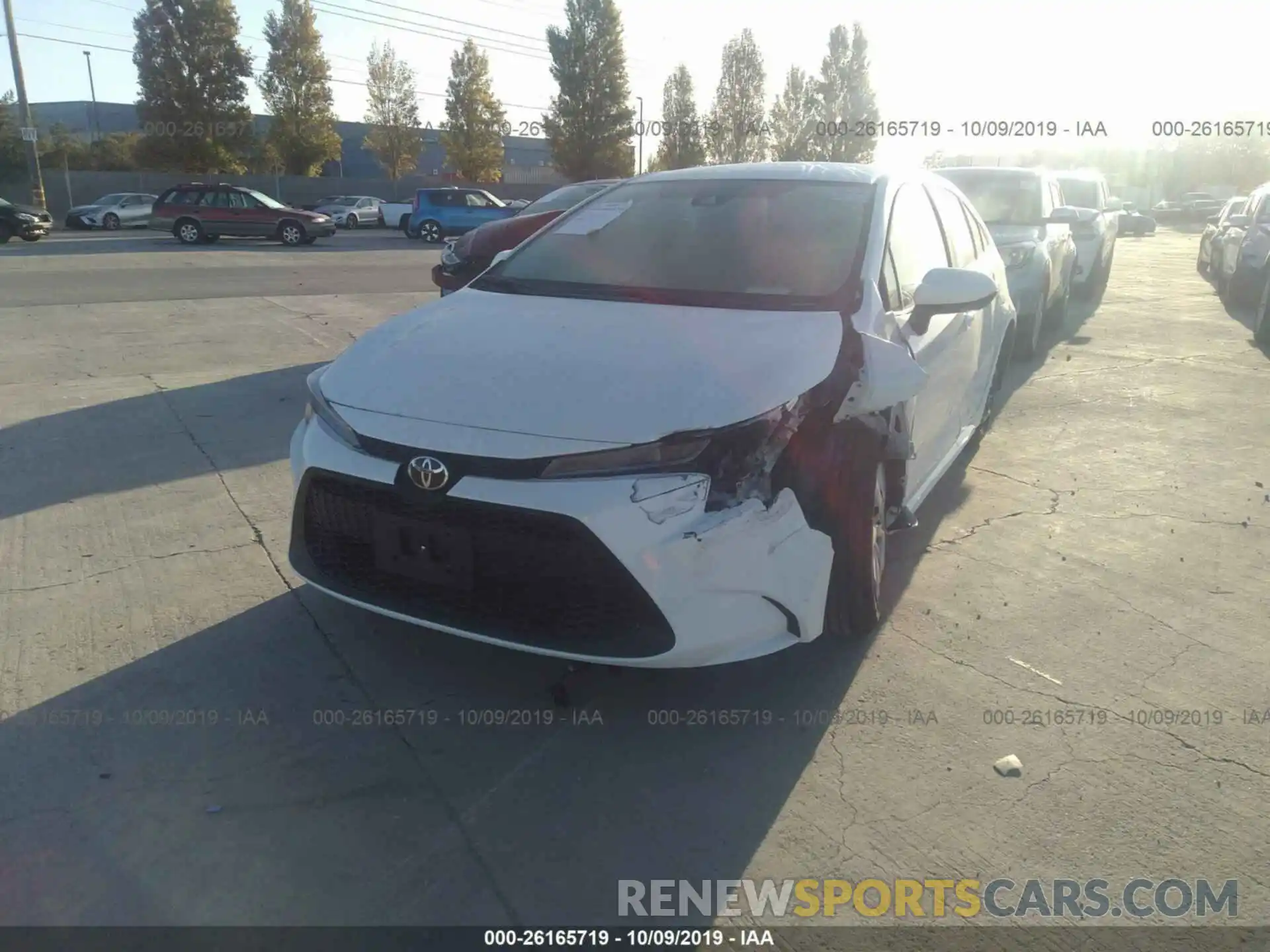 2 Photograph of a damaged car 5YFEPRAE4LP023467 TOYOTA COROLLA 2020