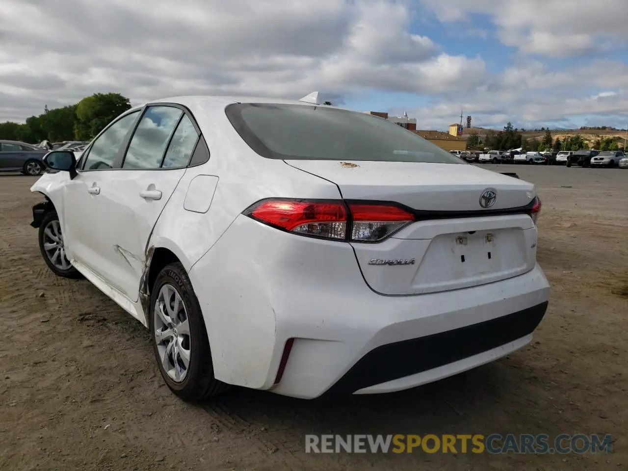 3 Photograph of a damaged car 5YFEPRAE4LP023517 TOYOTA COROLLA 2020