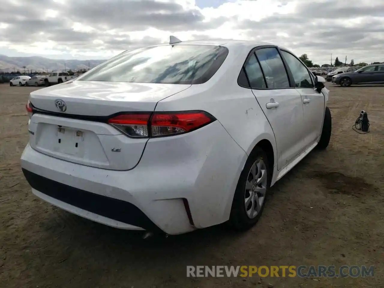 4 Photograph of a damaged car 5YFEPRAE4LP023517 TOYOTA COROLLA 2020